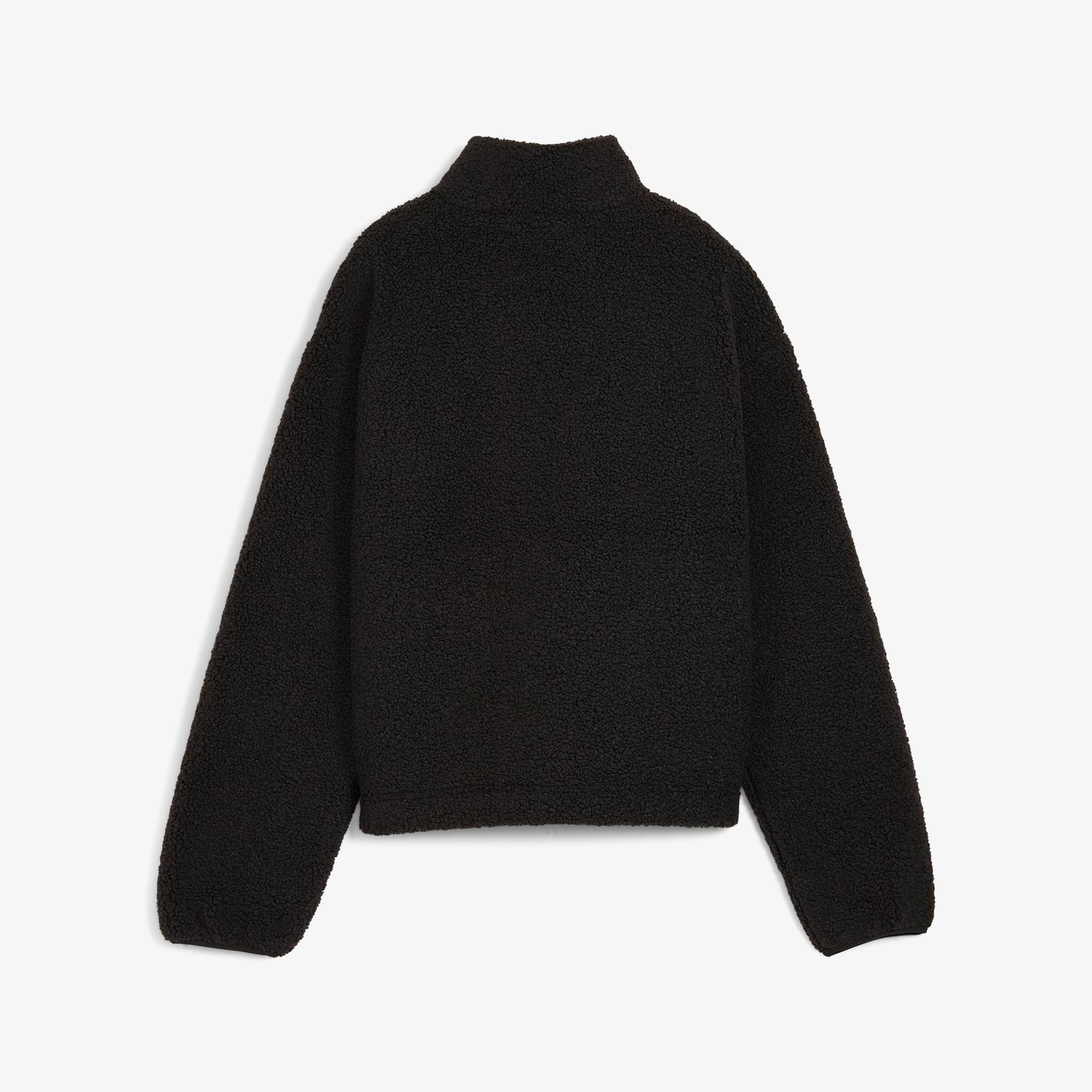 Puma Classics Winterized Half-Zip Kadın Siyah Sweatshirt