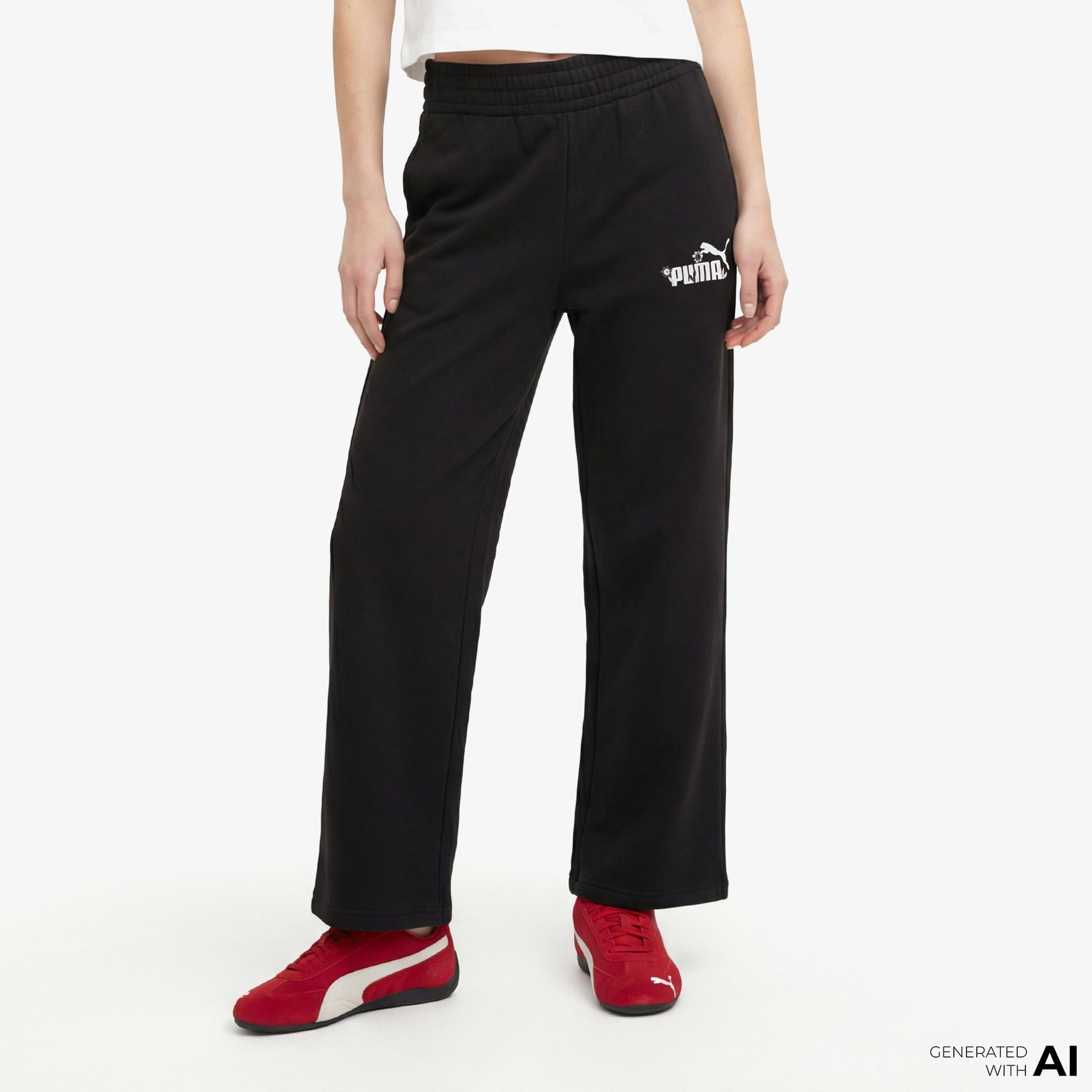Puma Essential NATURE 2.0 Logo s Kadın Siyah Eşofman Altı