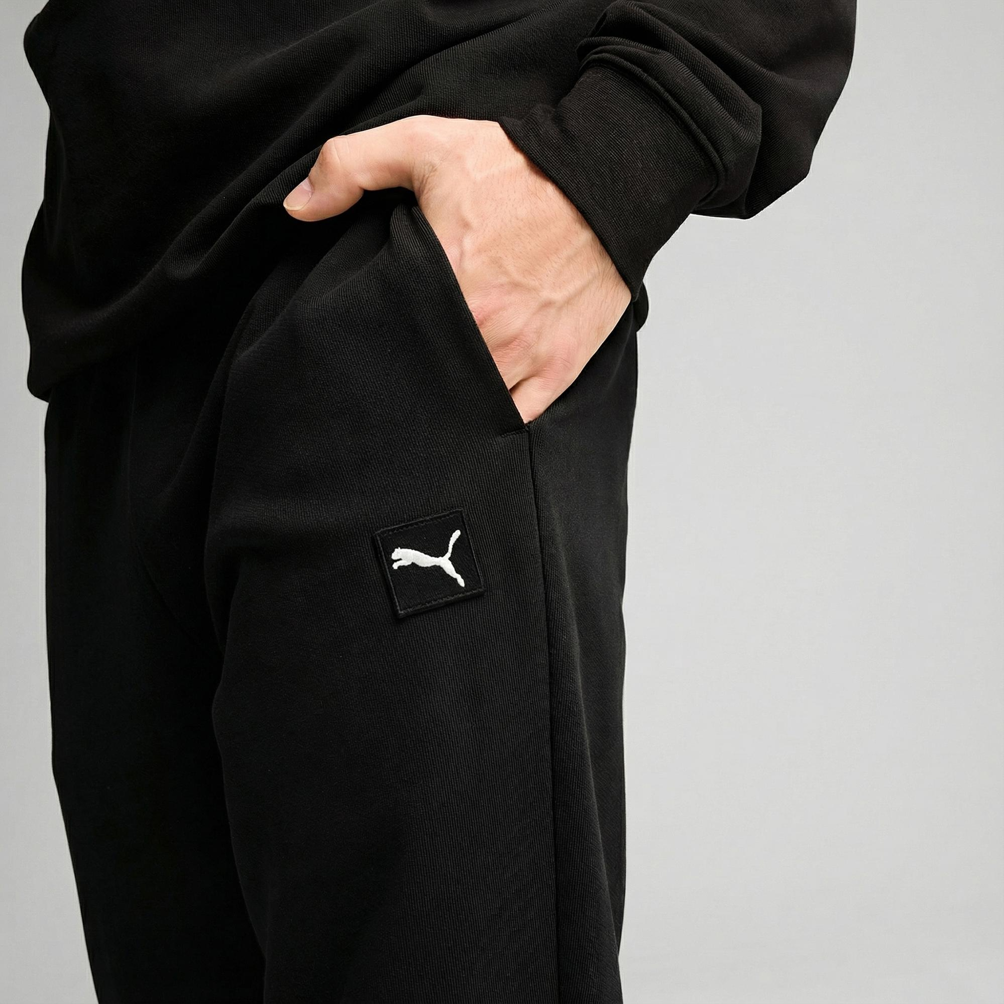 Puma Essential Elevated  Erkek Siyah Eşofman Altı