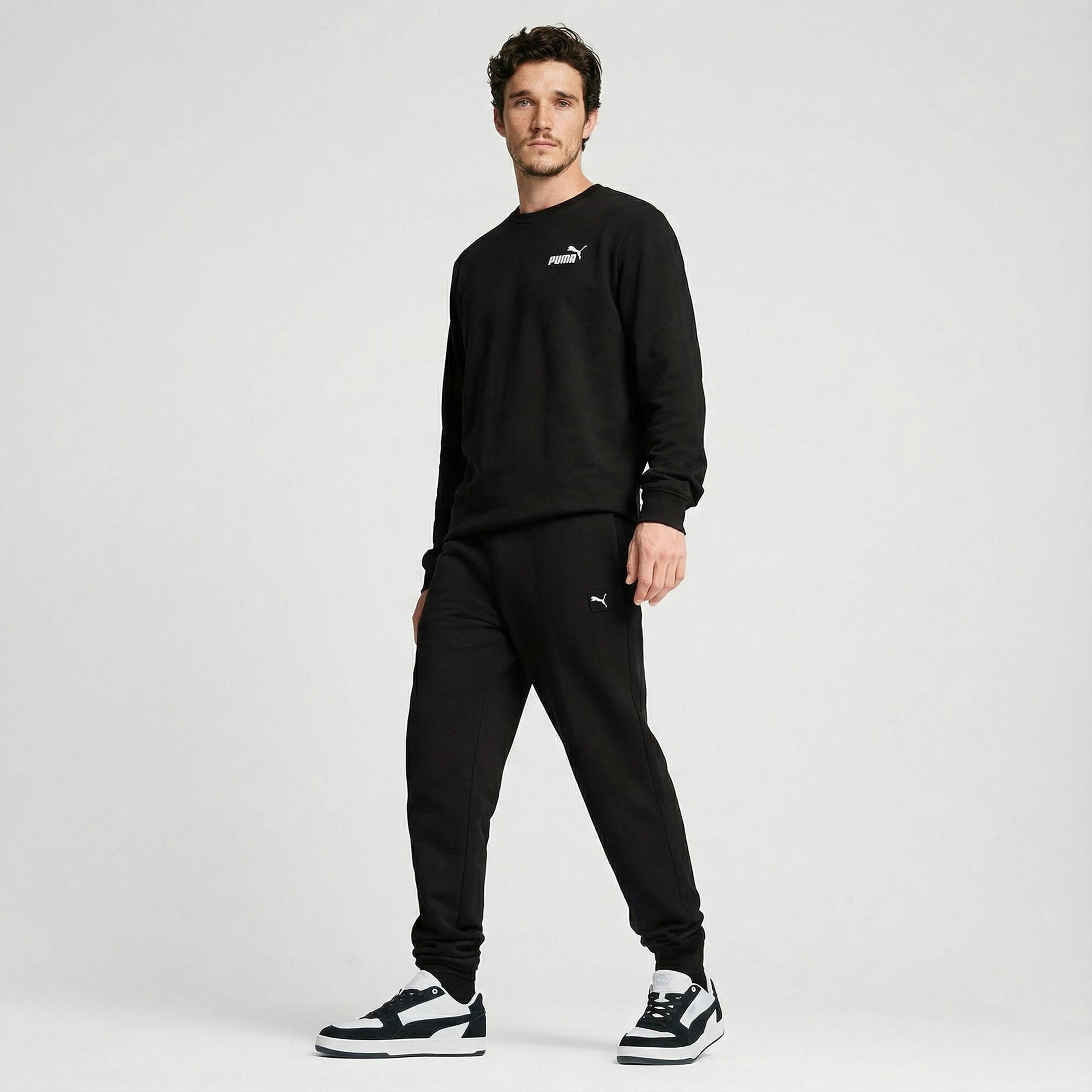Puma Essential Elevated  Erkek Siyah Eşofman Altı