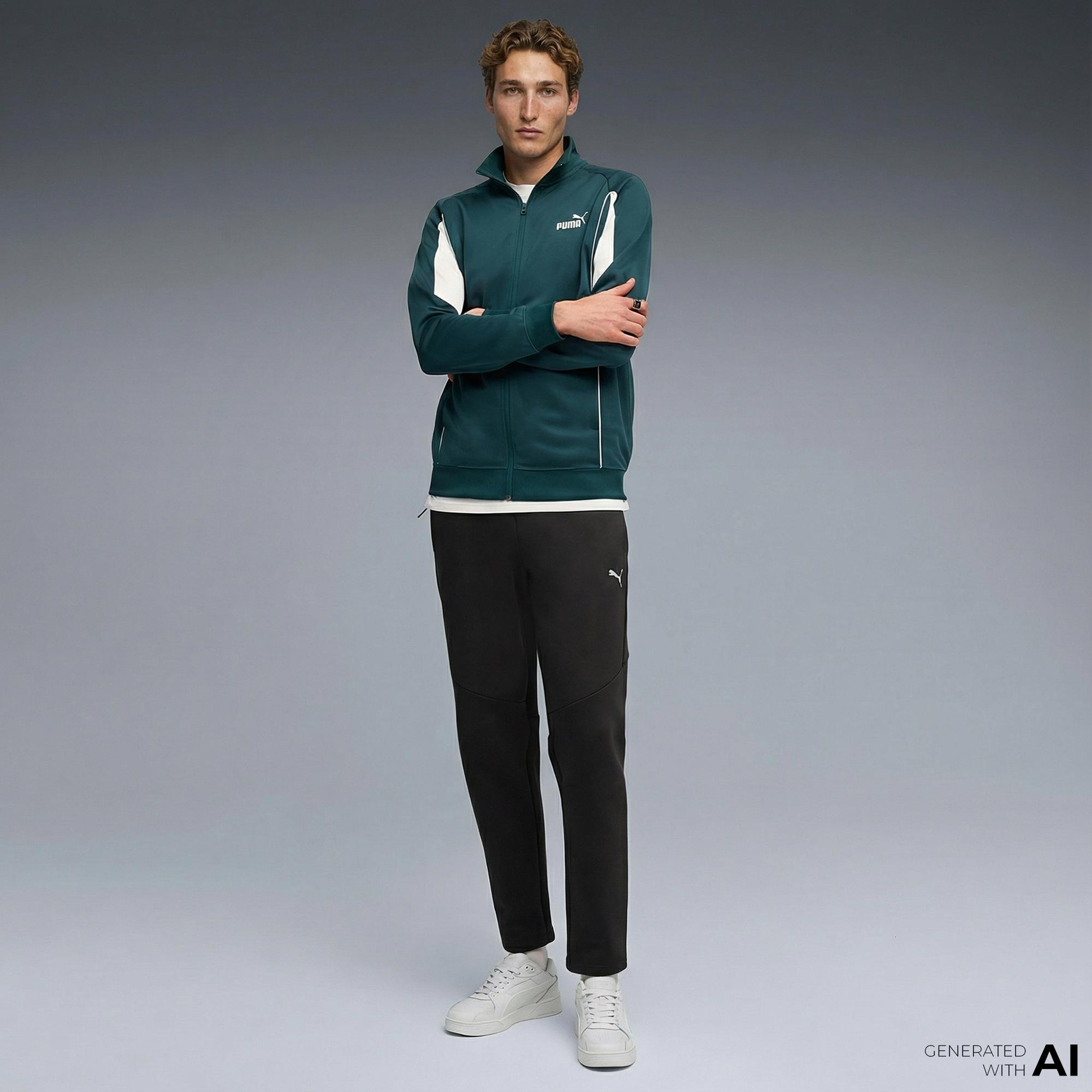 Puma EVOSTRIPE s DK Erkek Siyah Eşofman Altı