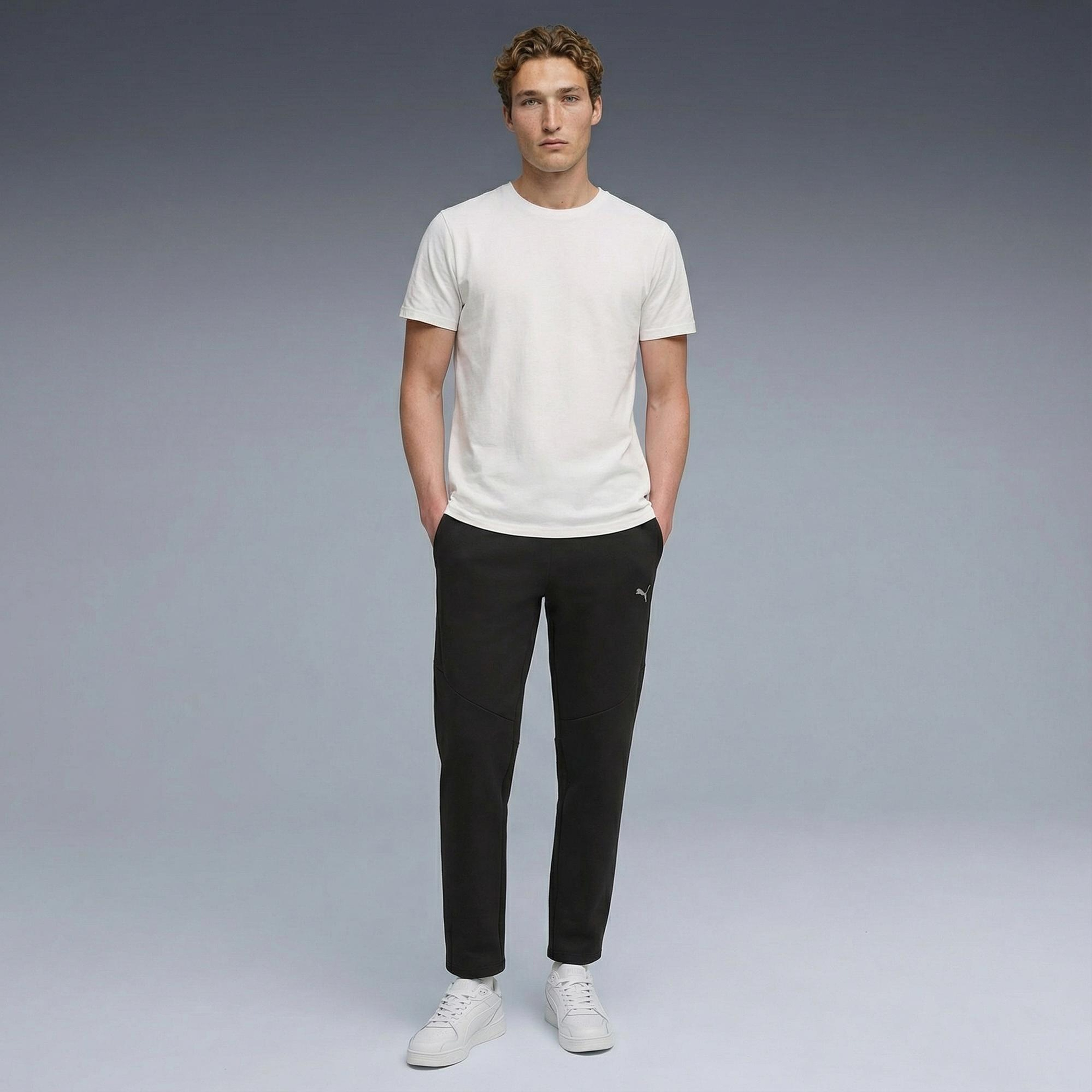 Puma EVOSTRIPE s DK Erkek Siyah Eşofman Altı