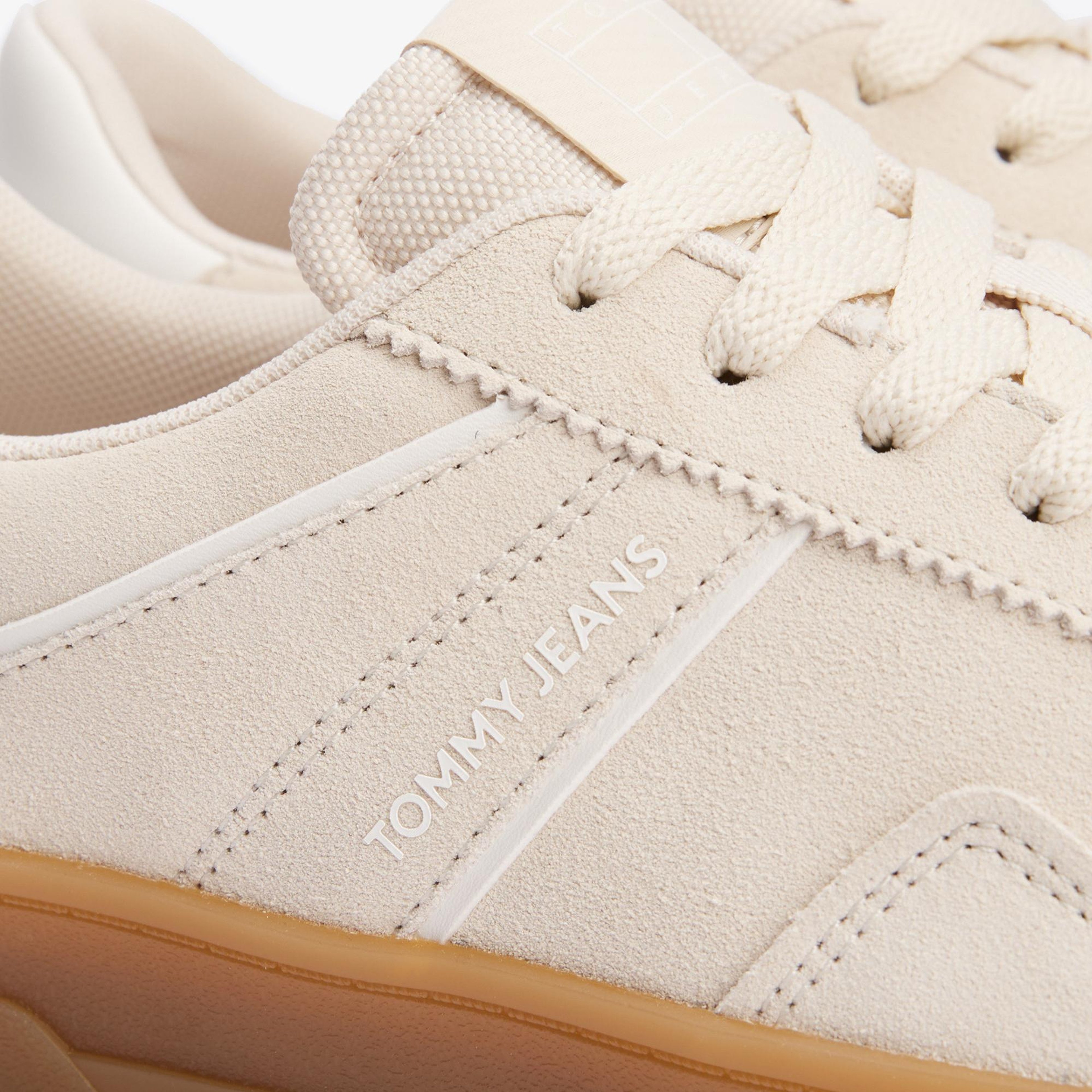 Tommy Hilfiger The Greenwich Suede Kadın Bej Sneaker