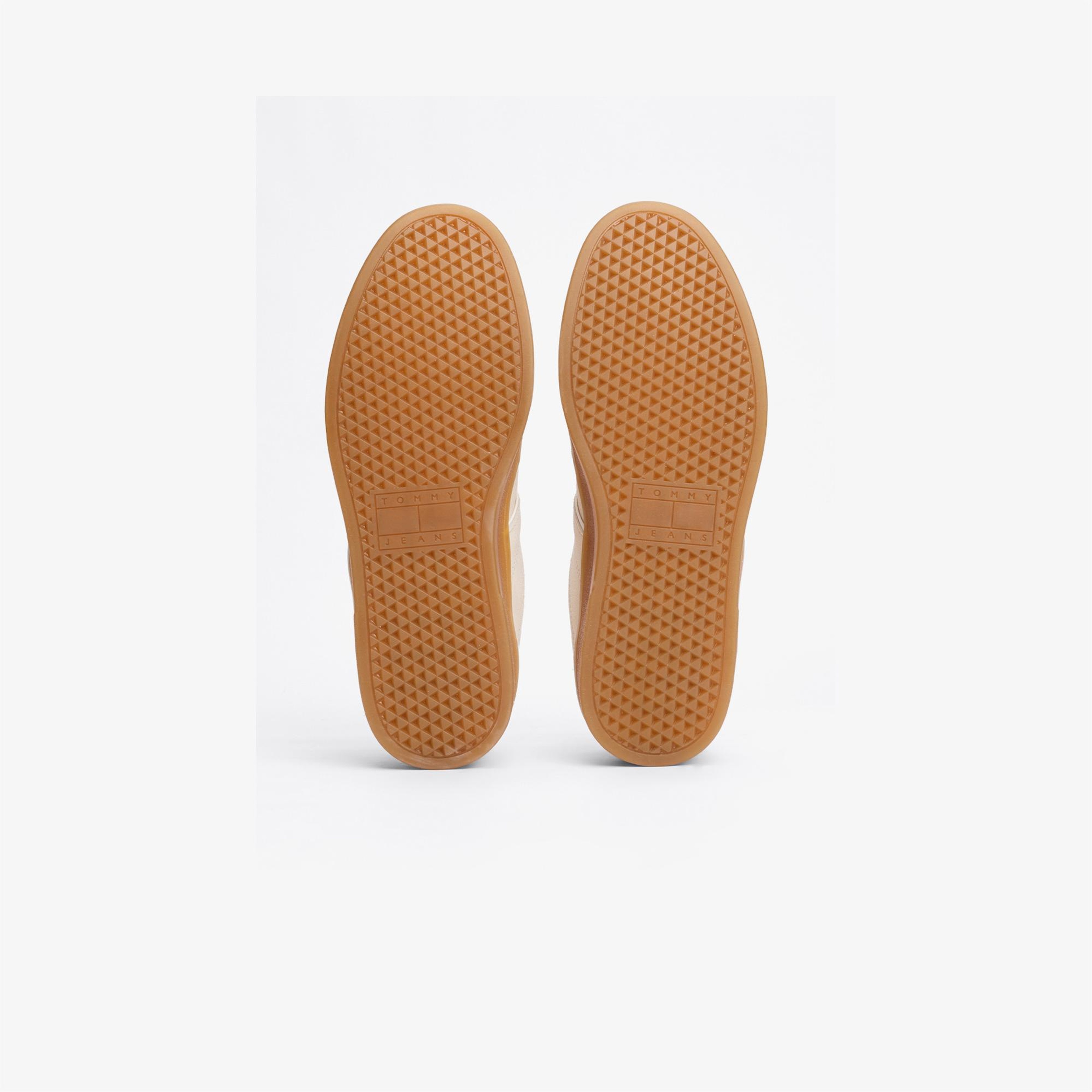 Tommy Hilfiger The Greenwich Suede Kadın Bej Sneaker