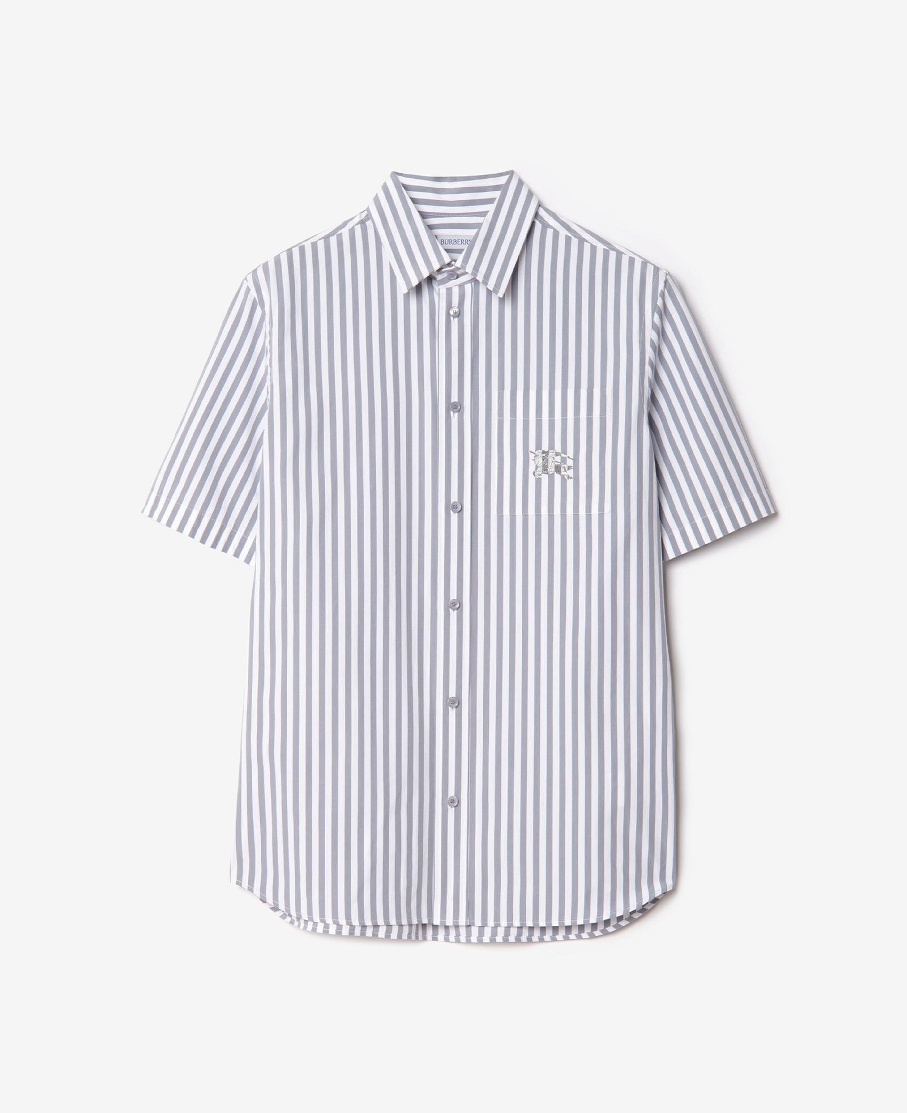 Burberry Striped Cotton Poplin Erkek Beyaz Gömlek