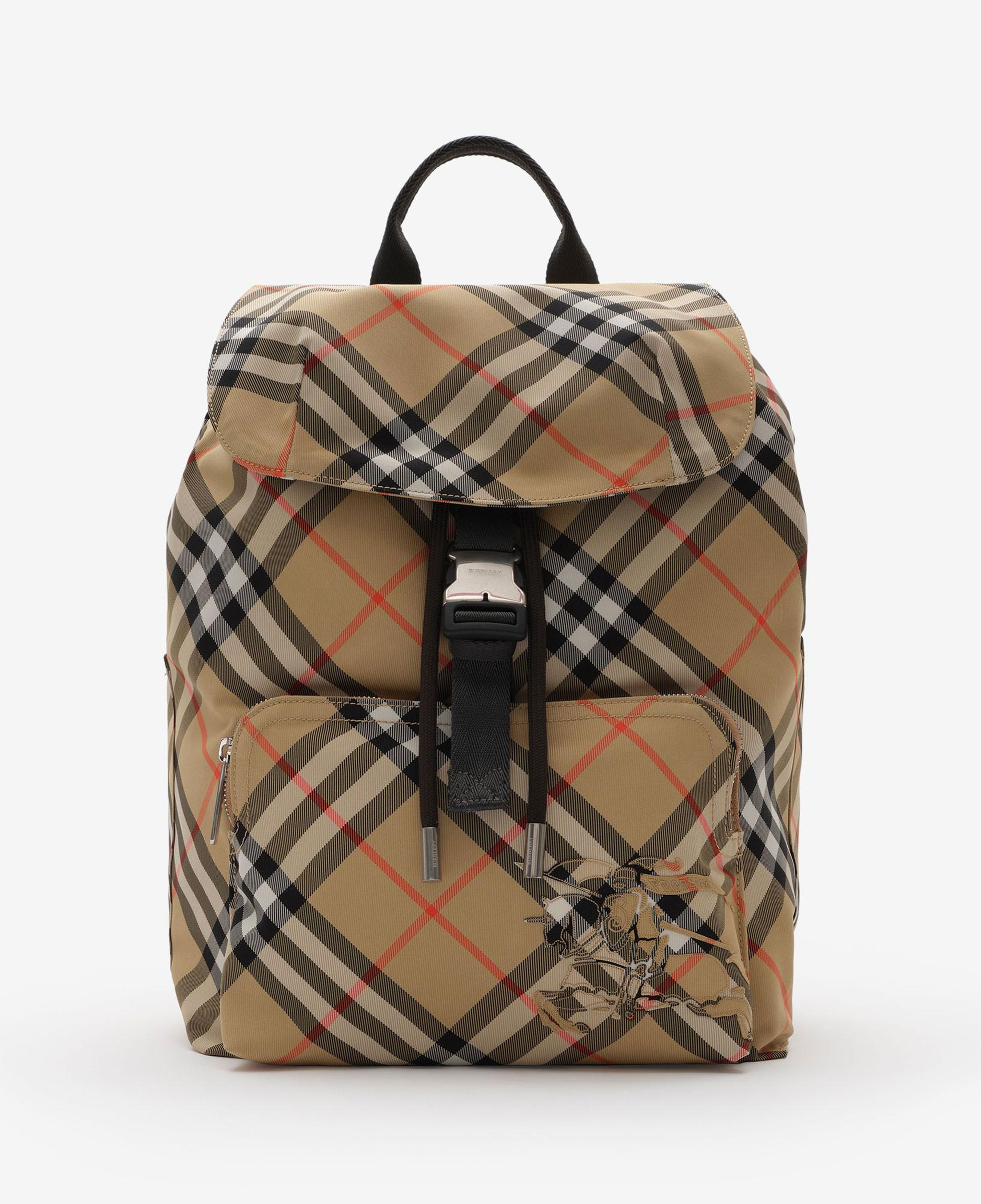 Burberry Check Erkek Bej Sırt Çantası