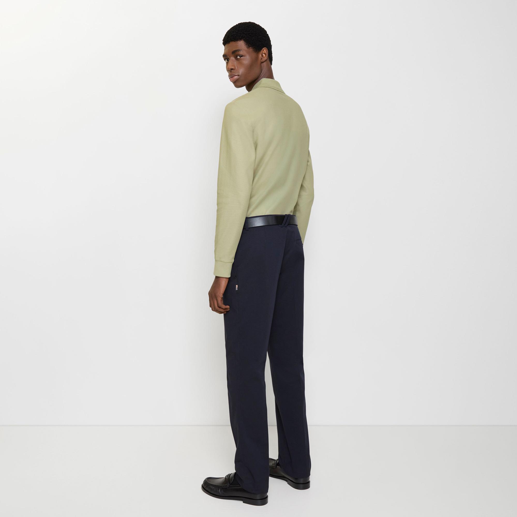 Burberry Cotton Twill Chinos Erkek Lacivert Pantolon
