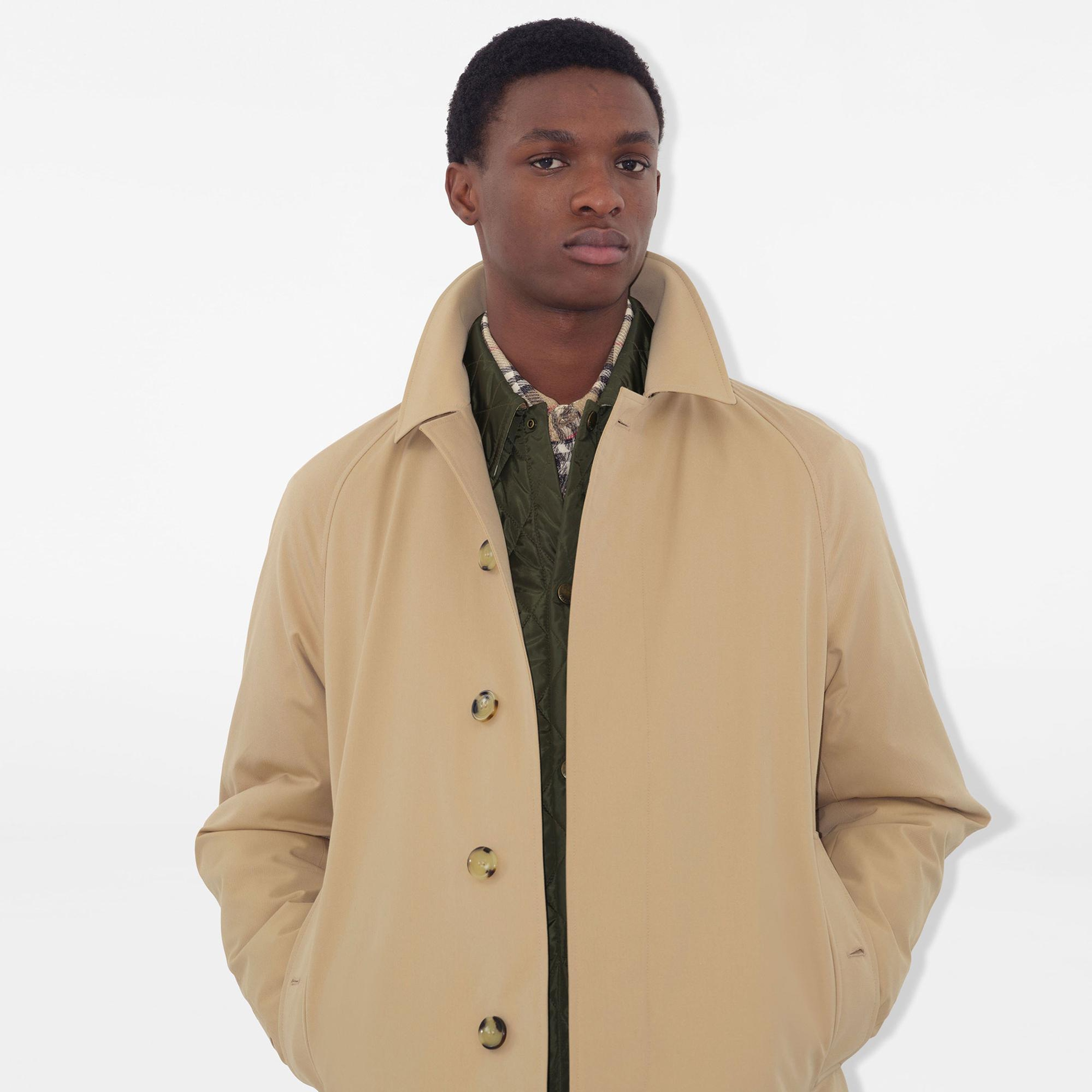 Burberry Short Camden Heritage Car Erkek Bej Pardesü