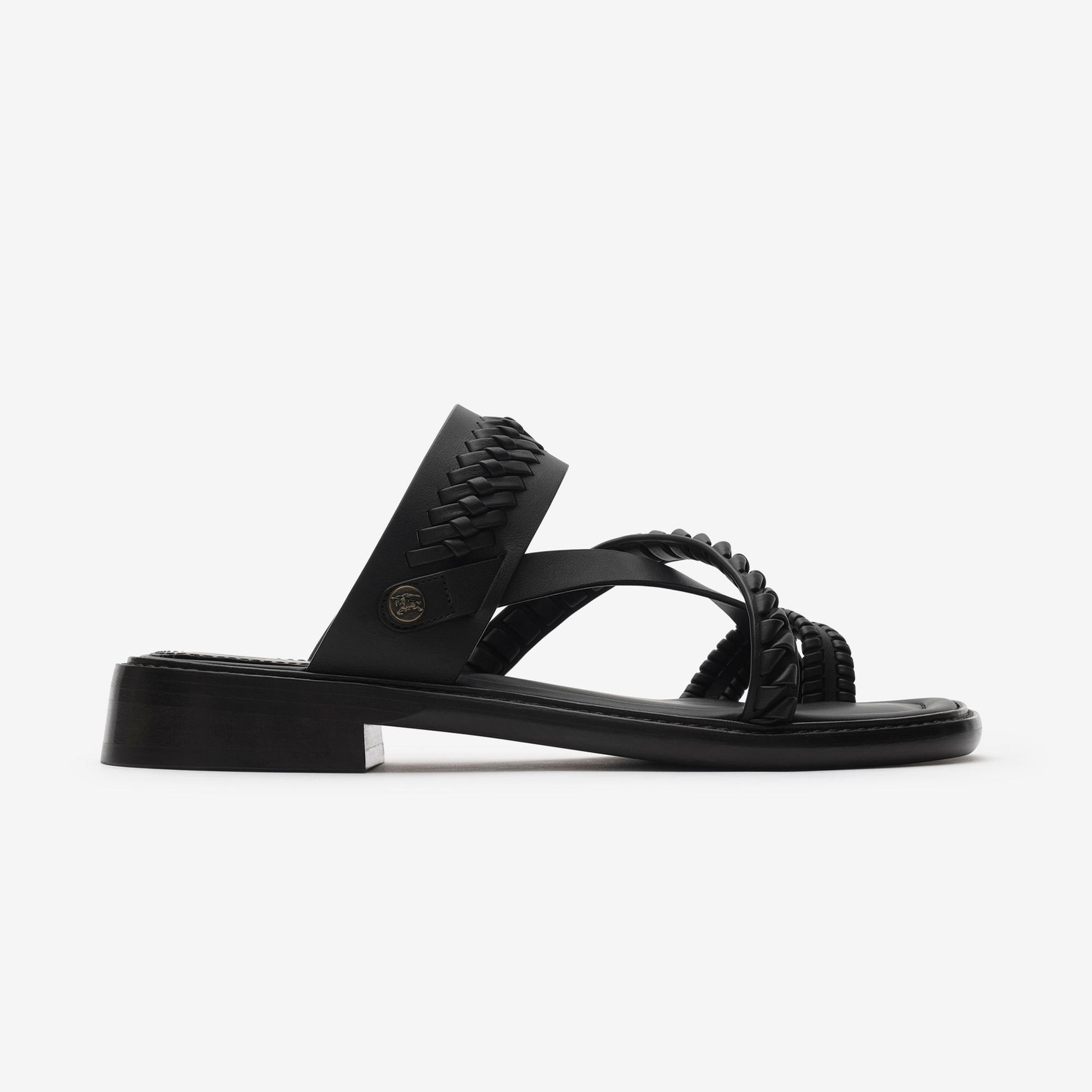 Burberry Kadın Siyah Sandalet