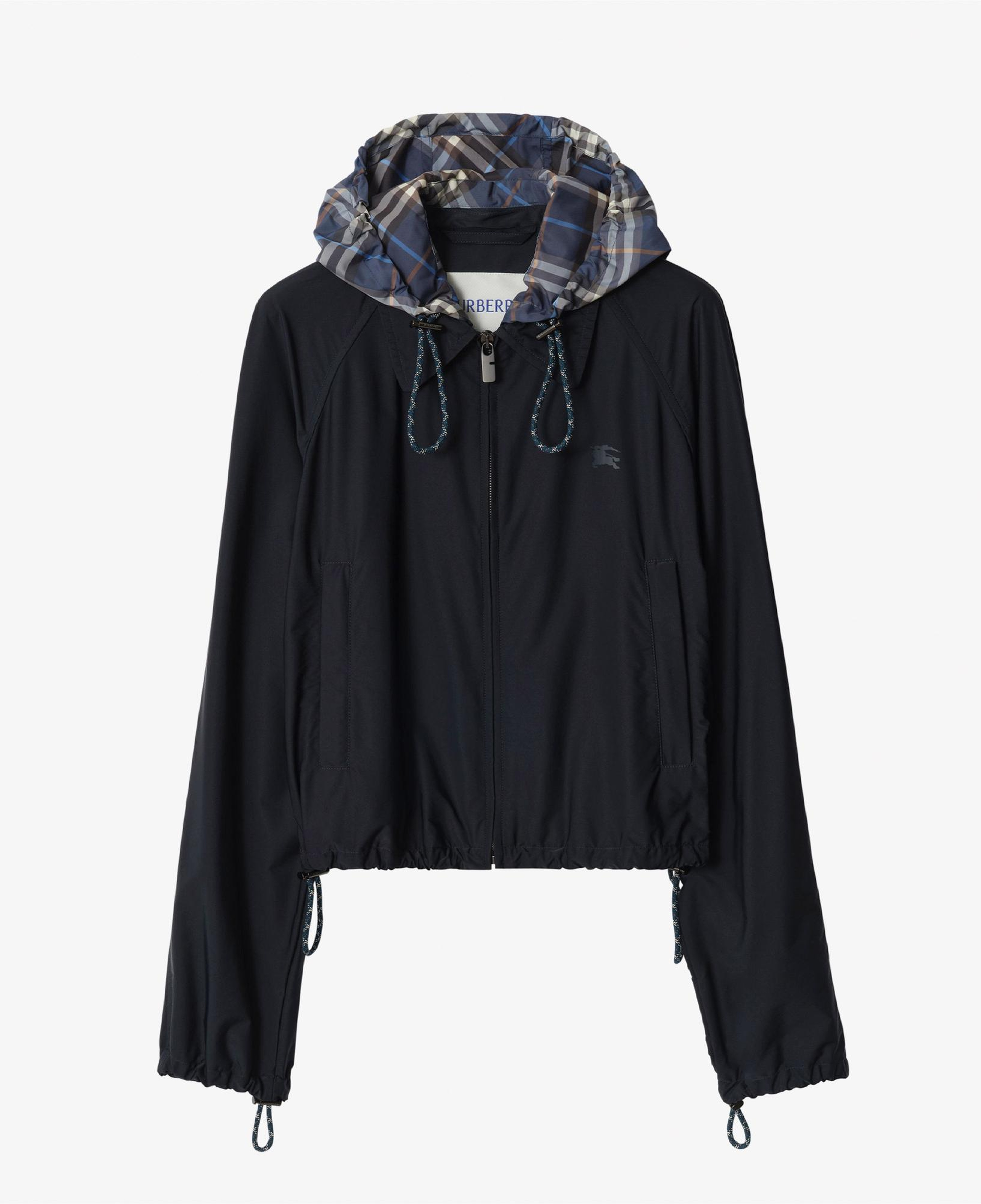 Burberry Cropped Newcott Hooded Kadın Lacivert Mont