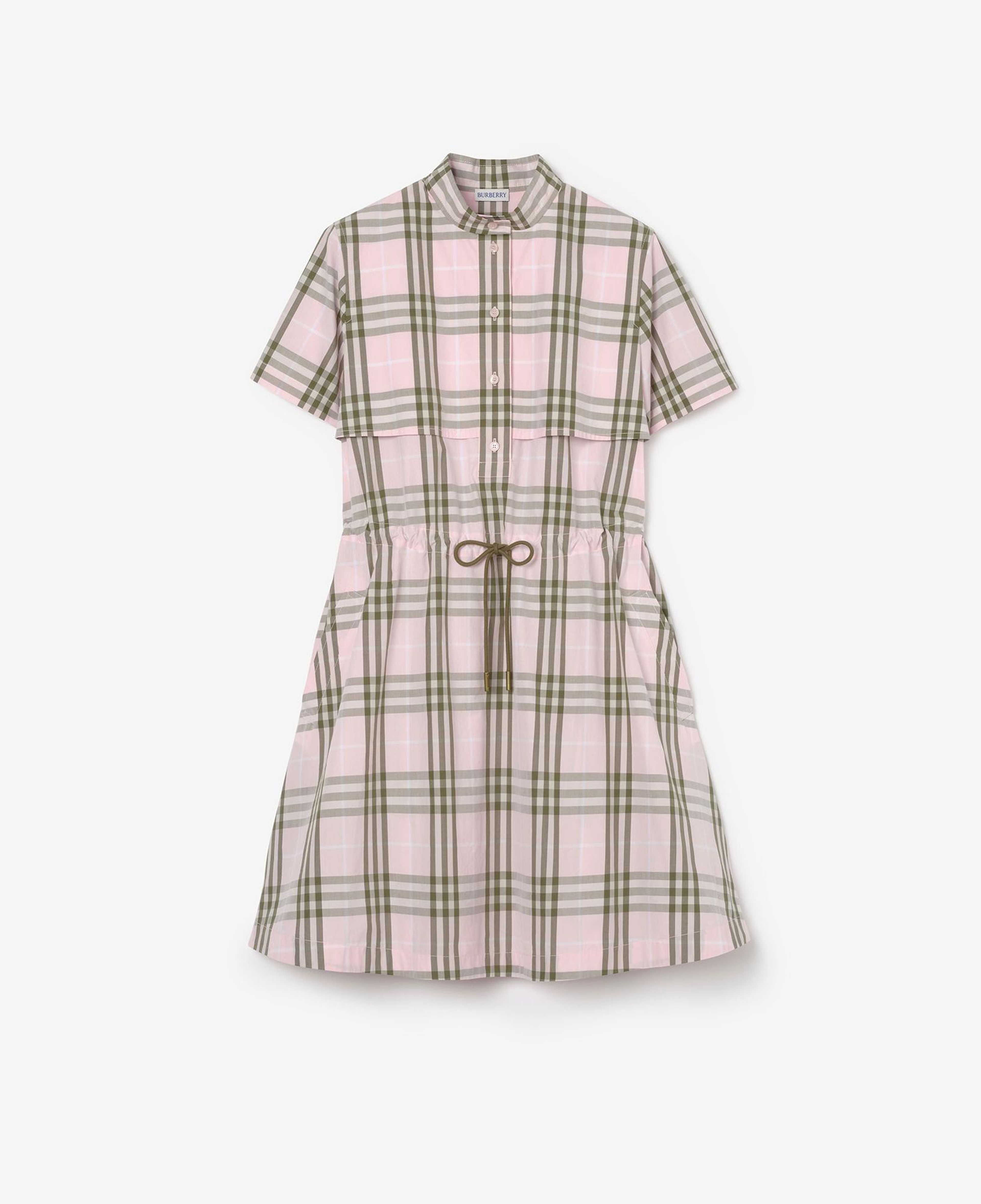 Burberry Check Cotton Kadın Pembe Elbise