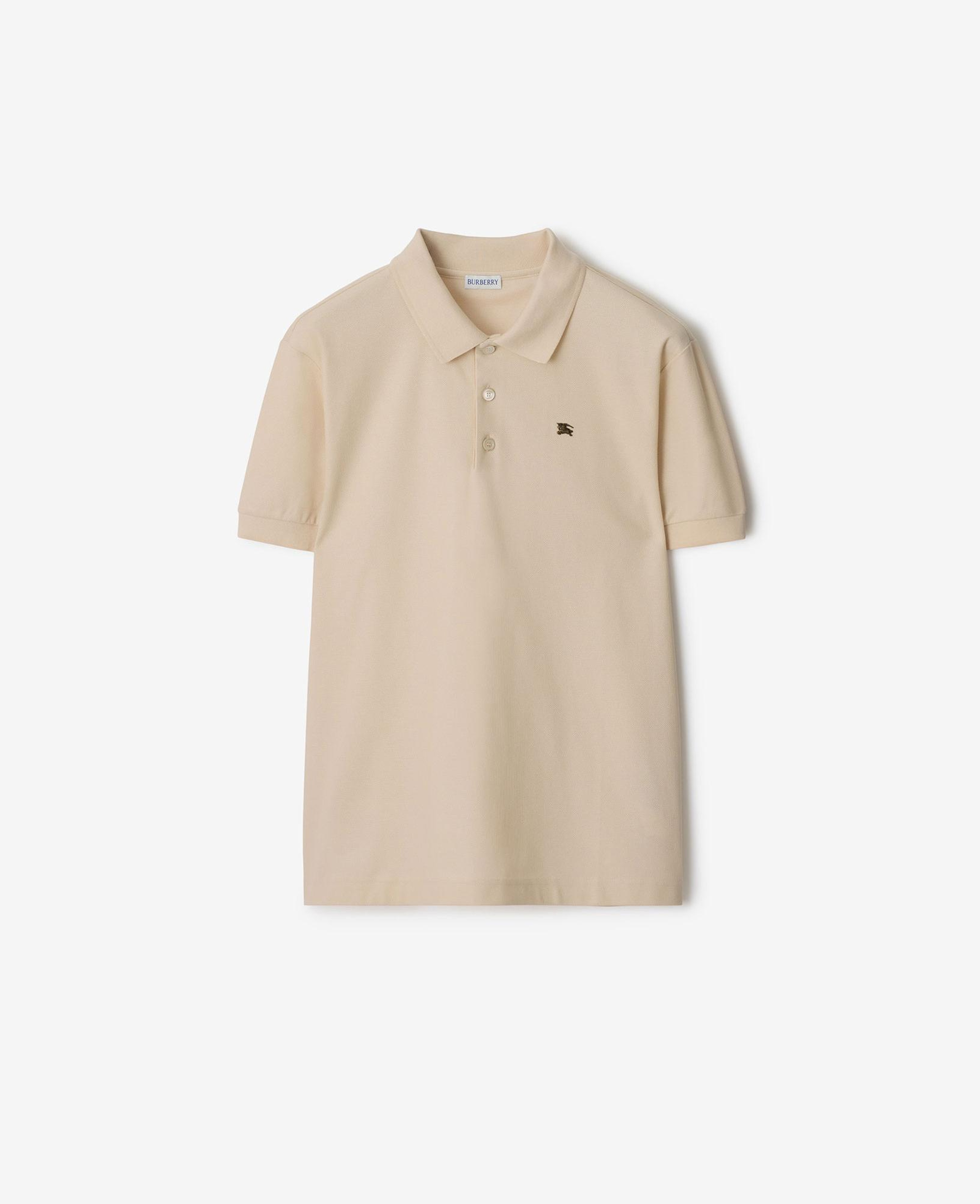 Burberry Metal Ekd Cotton Erkek Bej Polo