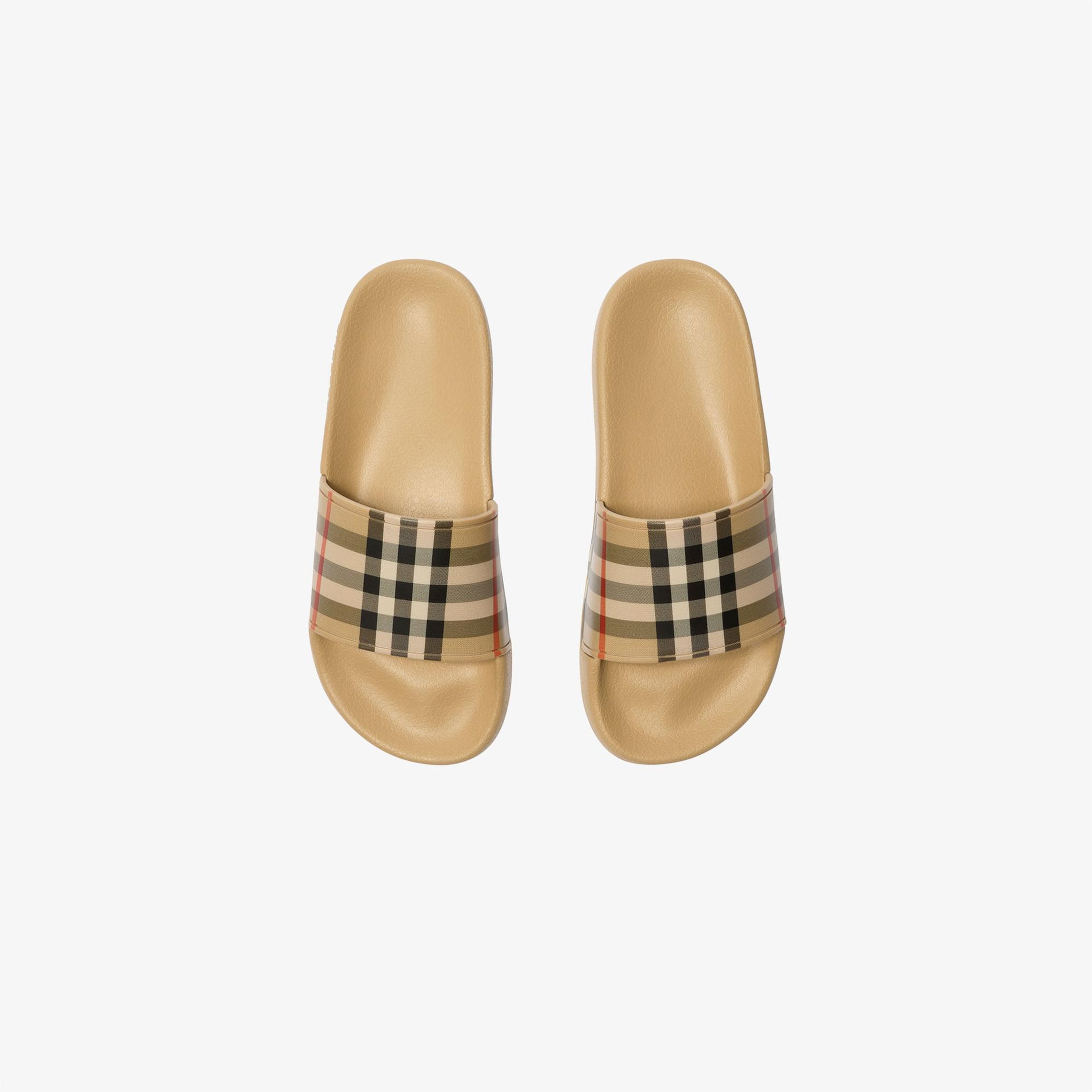 Burberry Check Çocuk Bej Sandalet