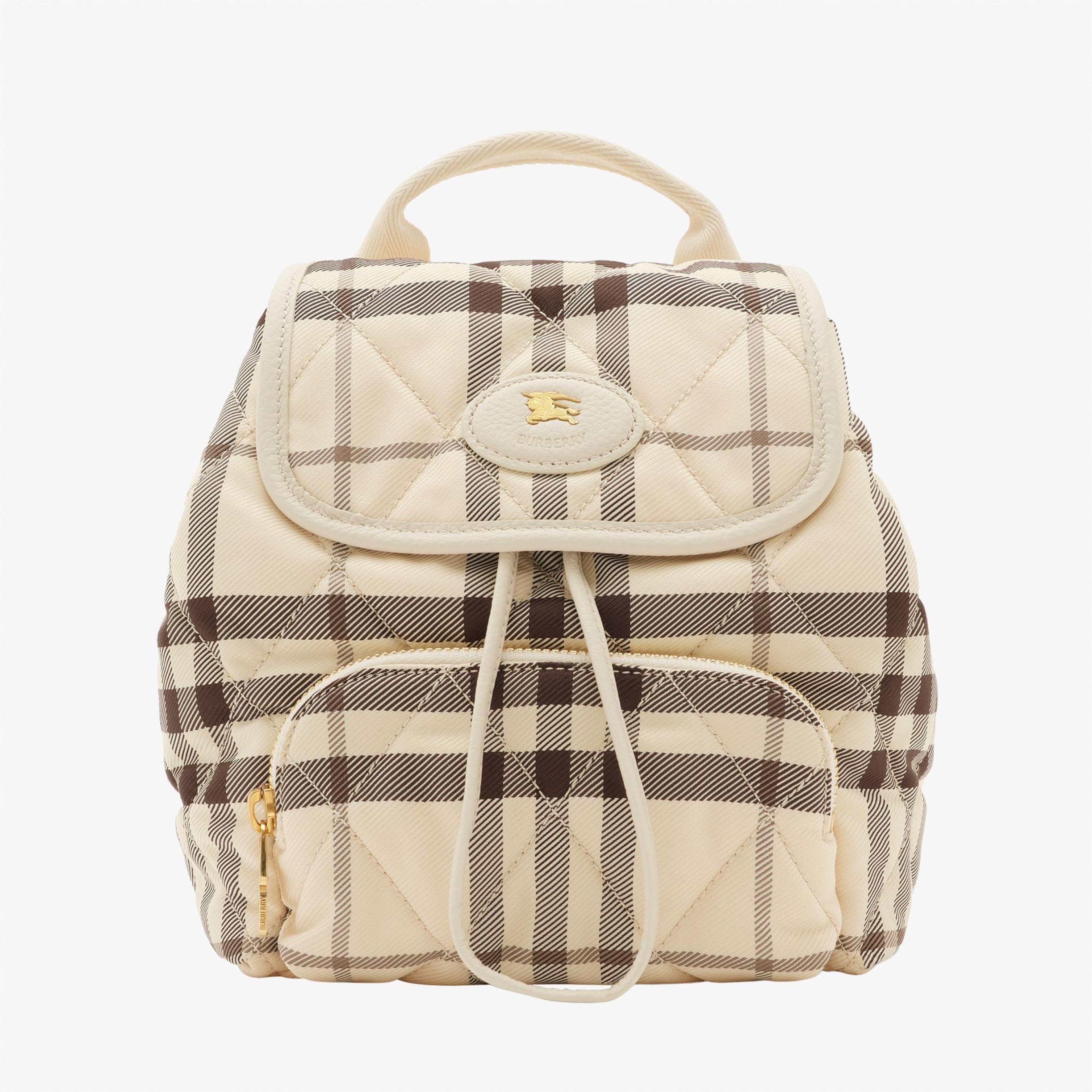 Burberry Mini Horseshoe Kadın Bej Sırt Çantası