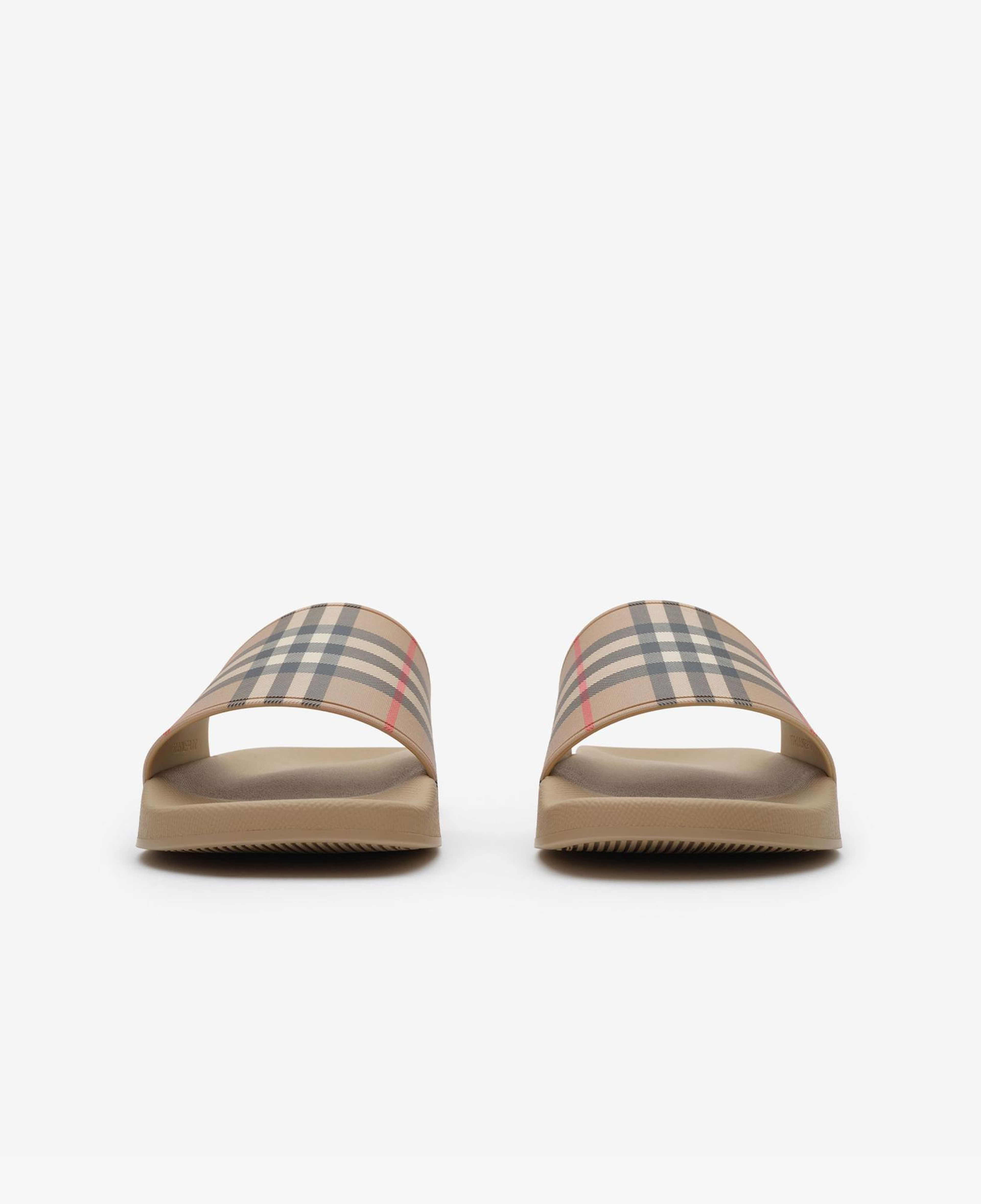 Burberry Check Erkek Bej Sandalet