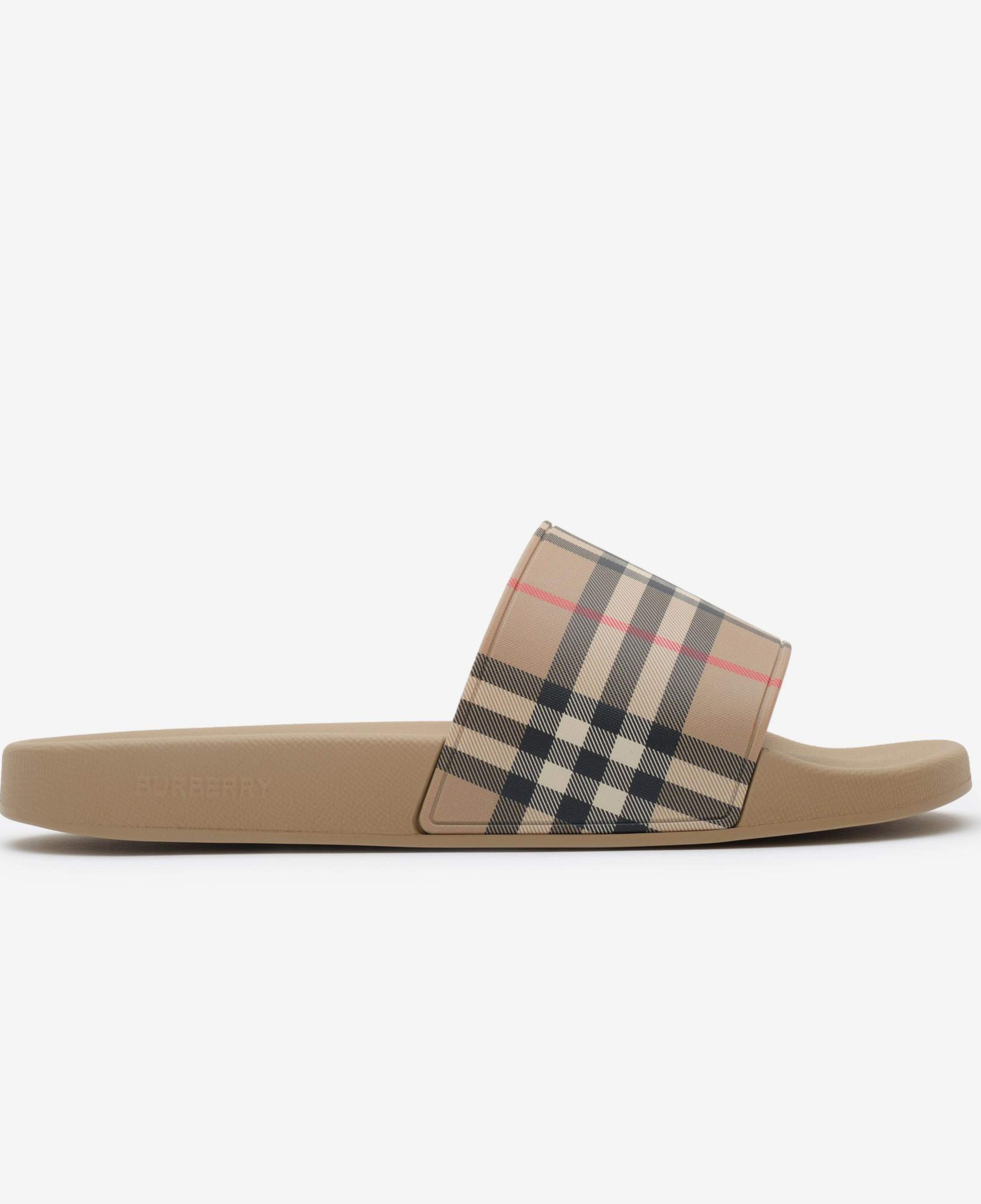 Burberry Check Erkek Bej Sandalet