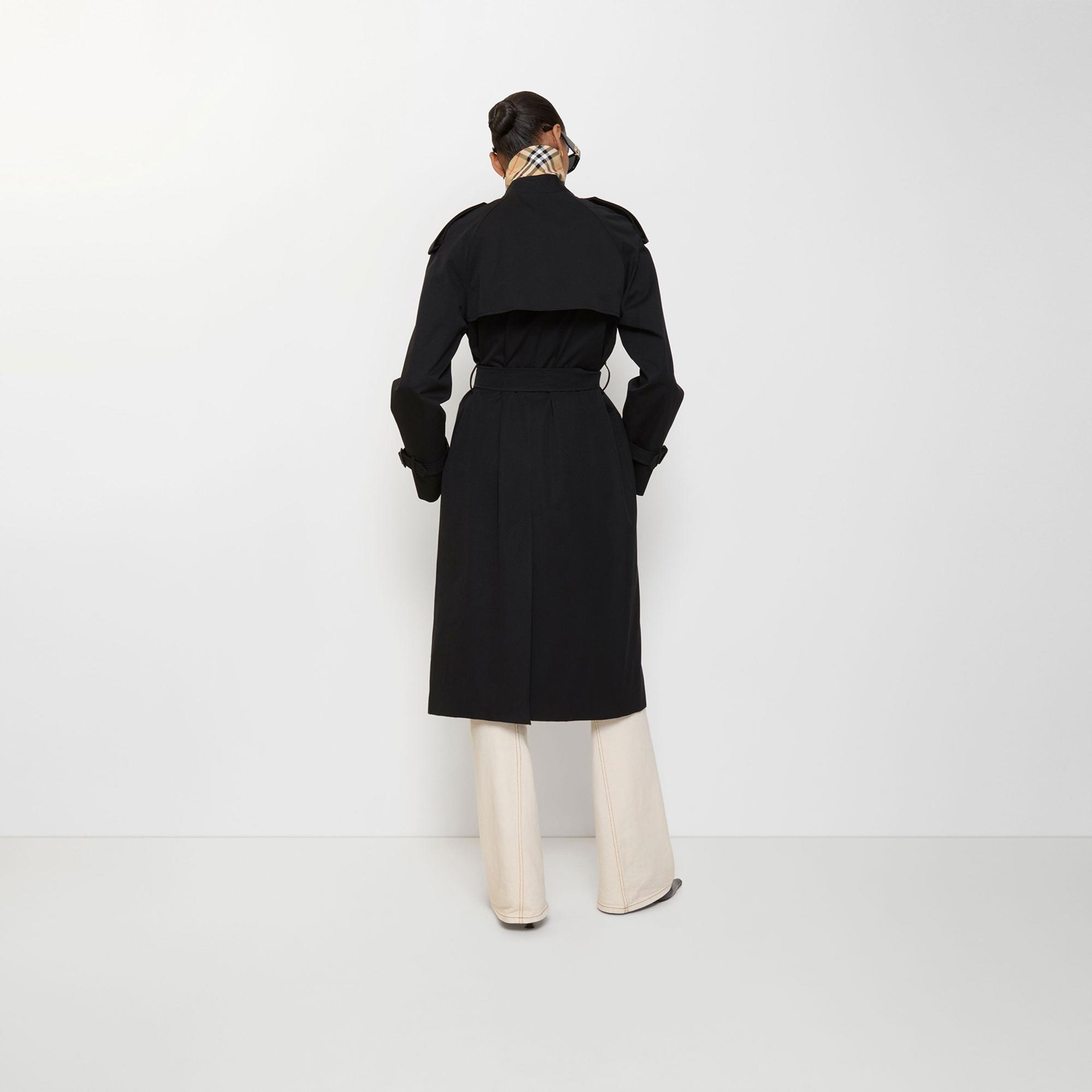 Burberry Long Castleford Kadın Siyah Trençkot