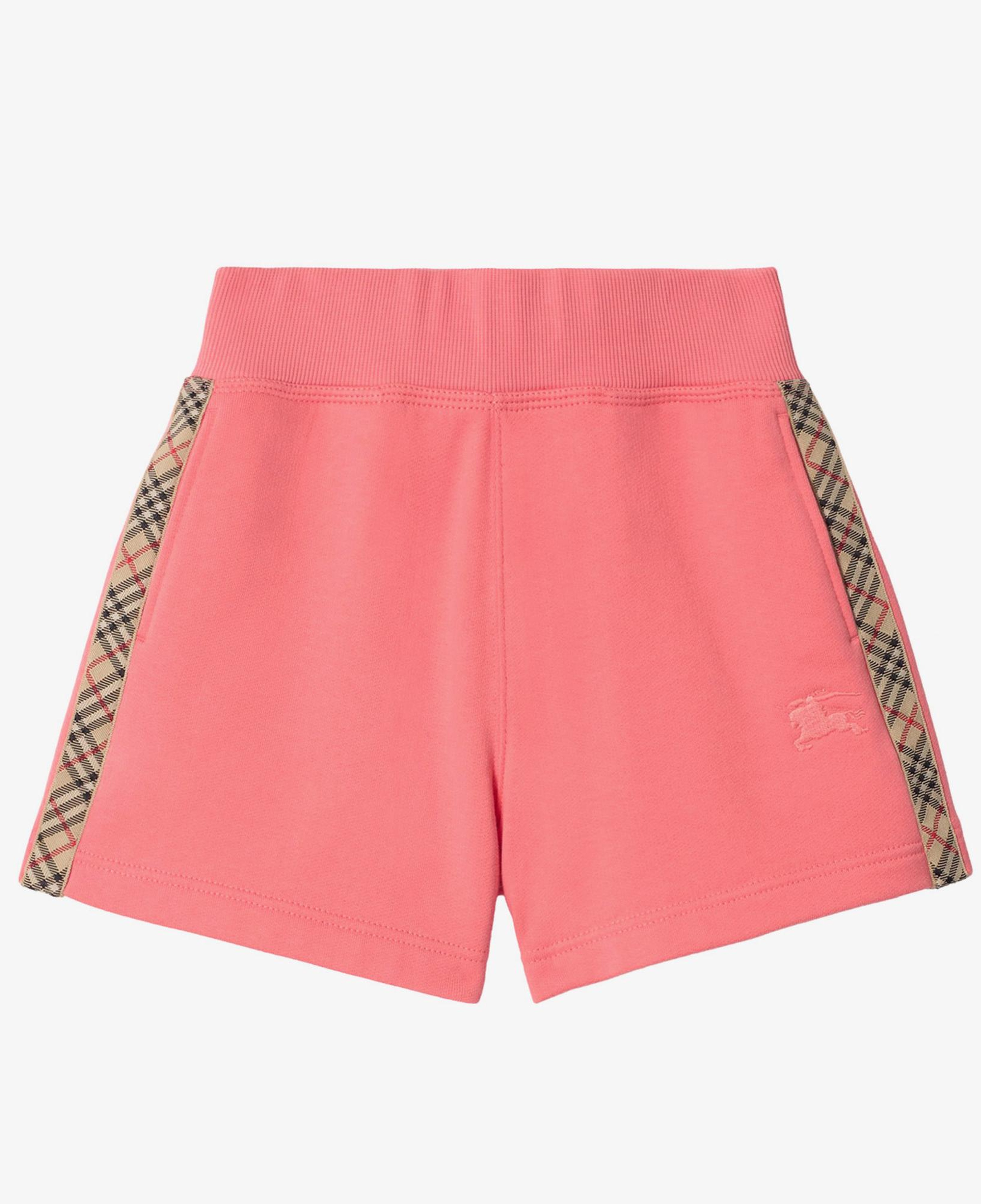 Burberry Check Trim Cotton Çocuk Pembe Şort