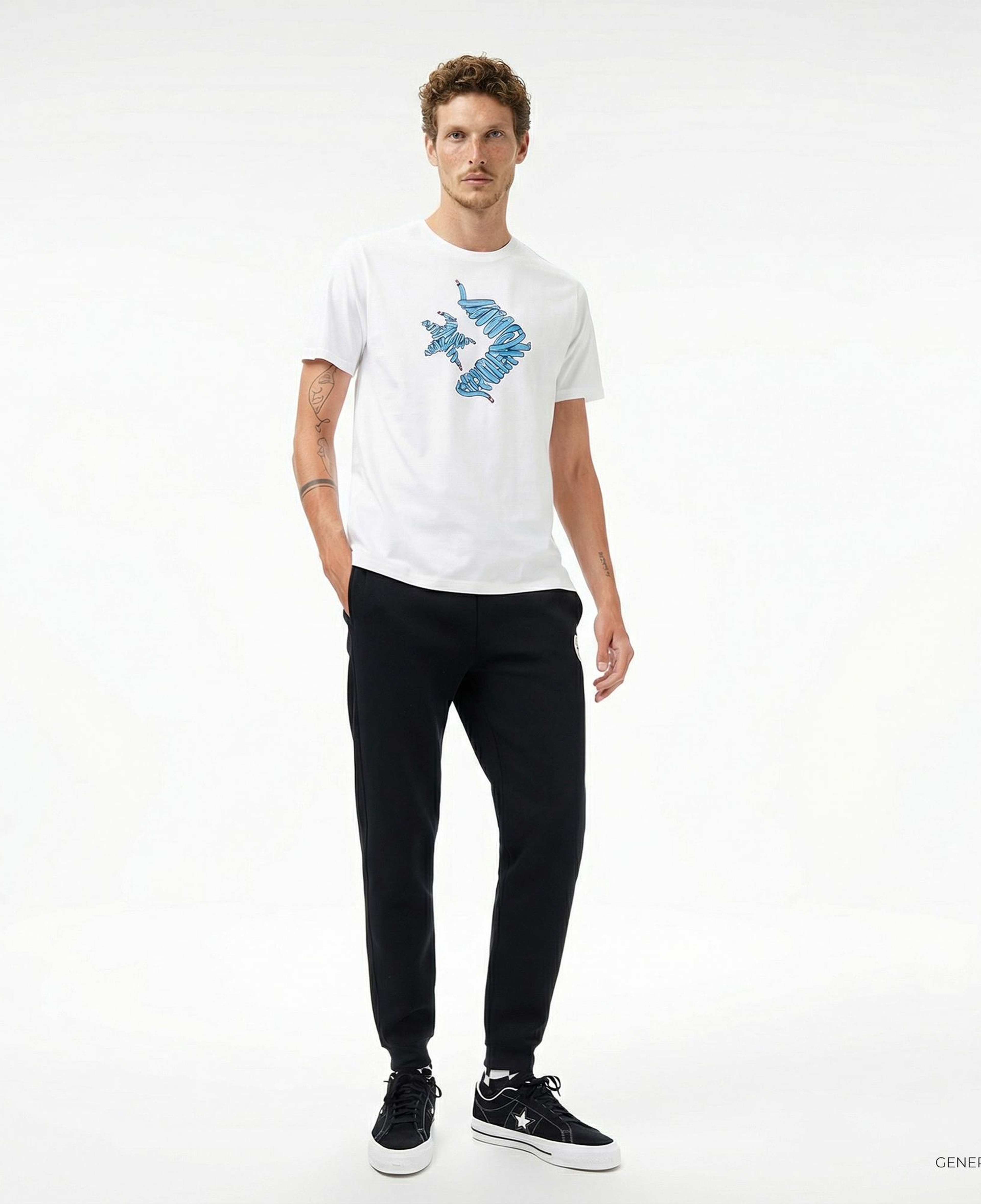 Converse Erkek Beyaz T-Shirt