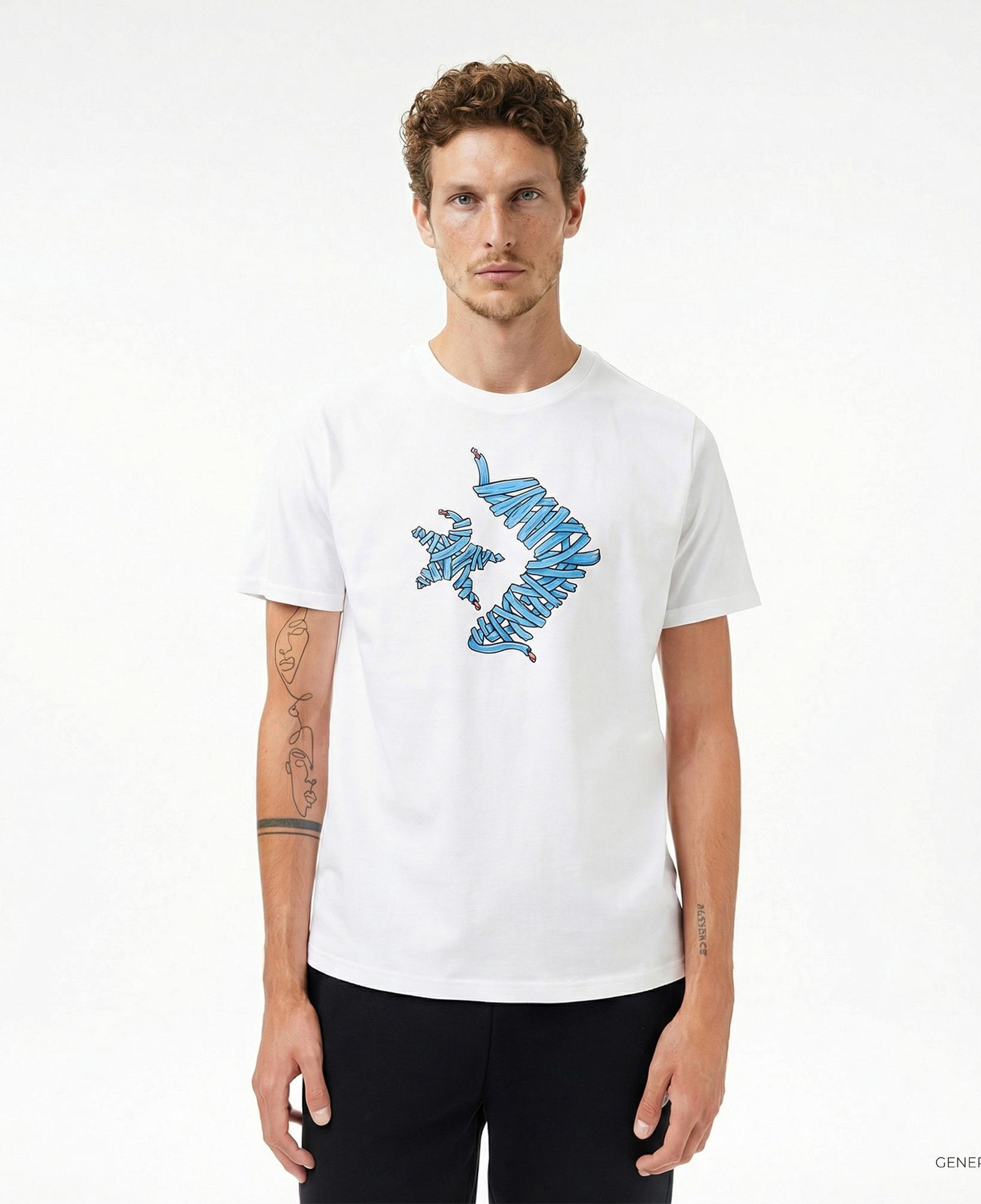 Converse Erkek Beyaz T-Shirt