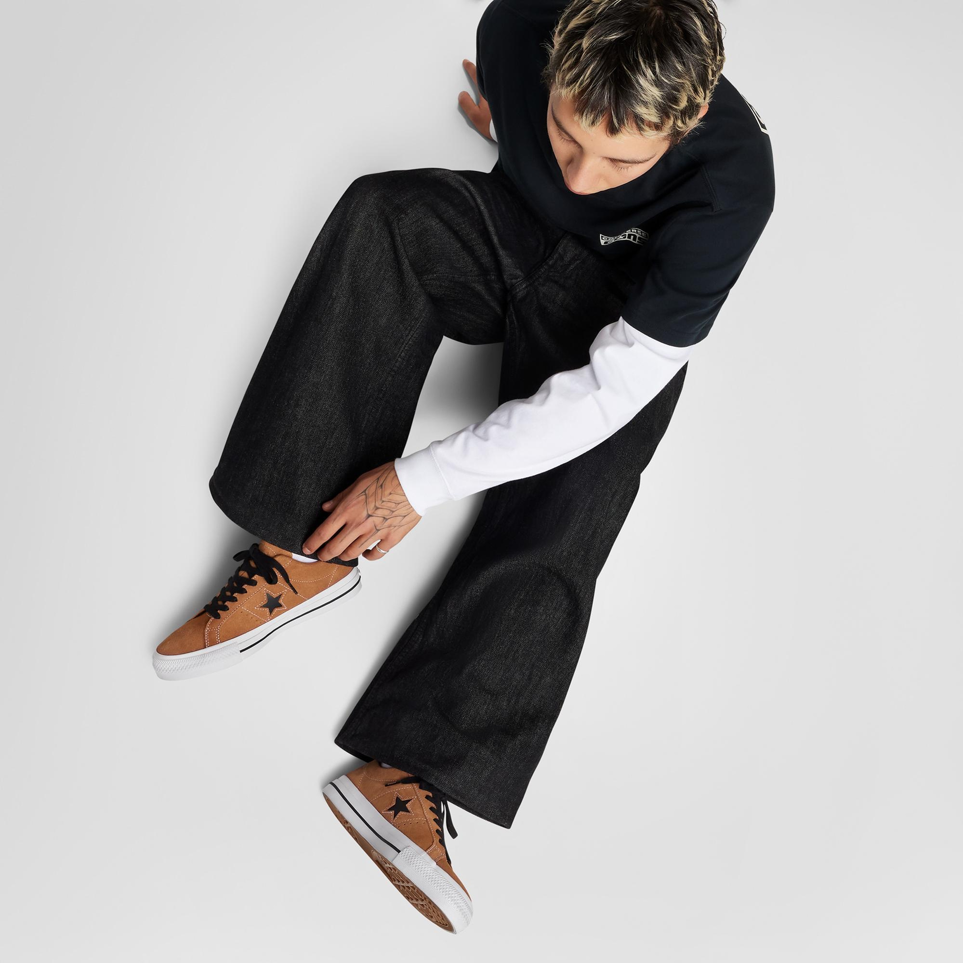 Converse One Star Pro Unisex Turuncu Süet Sneaker