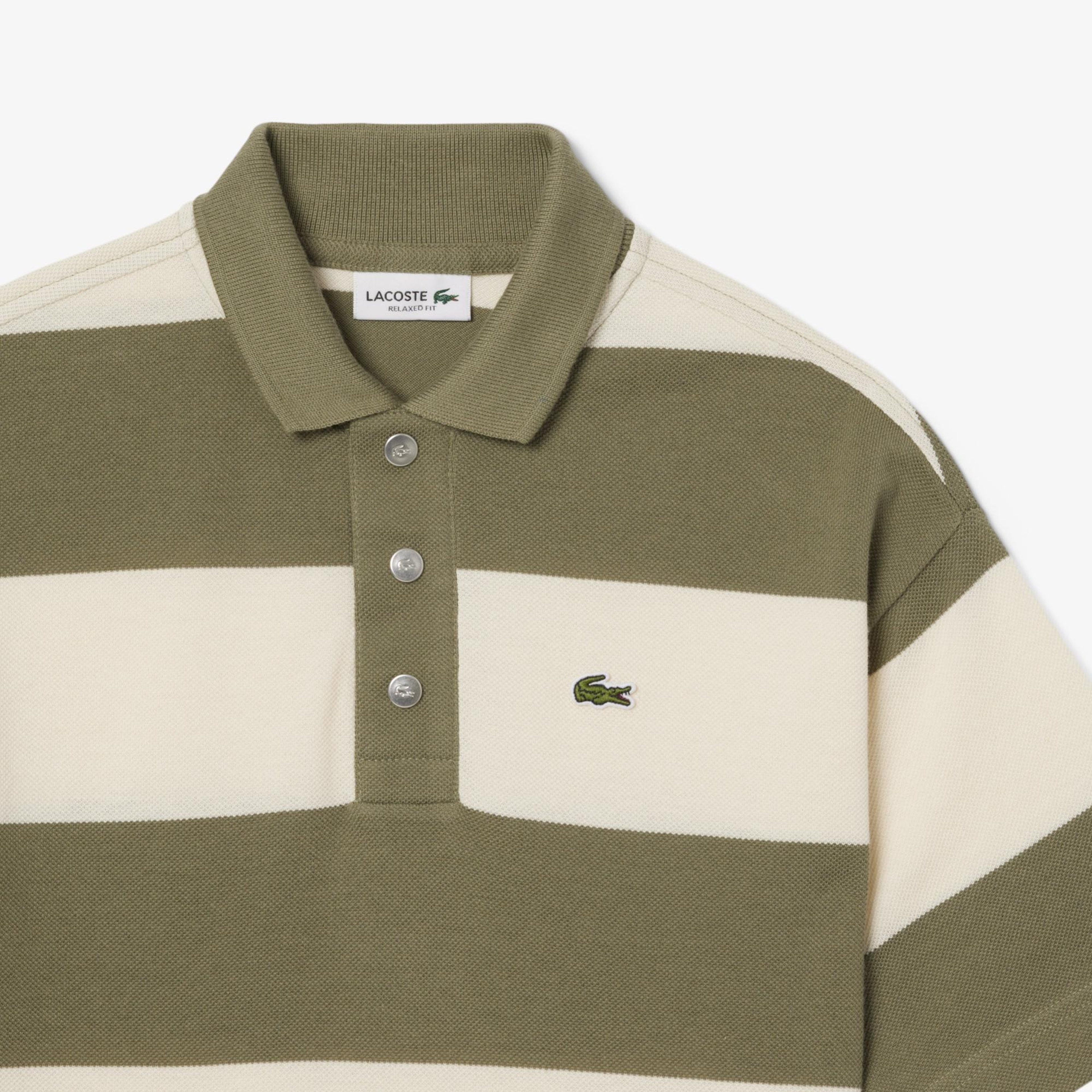 Lacoste Çocuk Çizgili Beyaz Polo