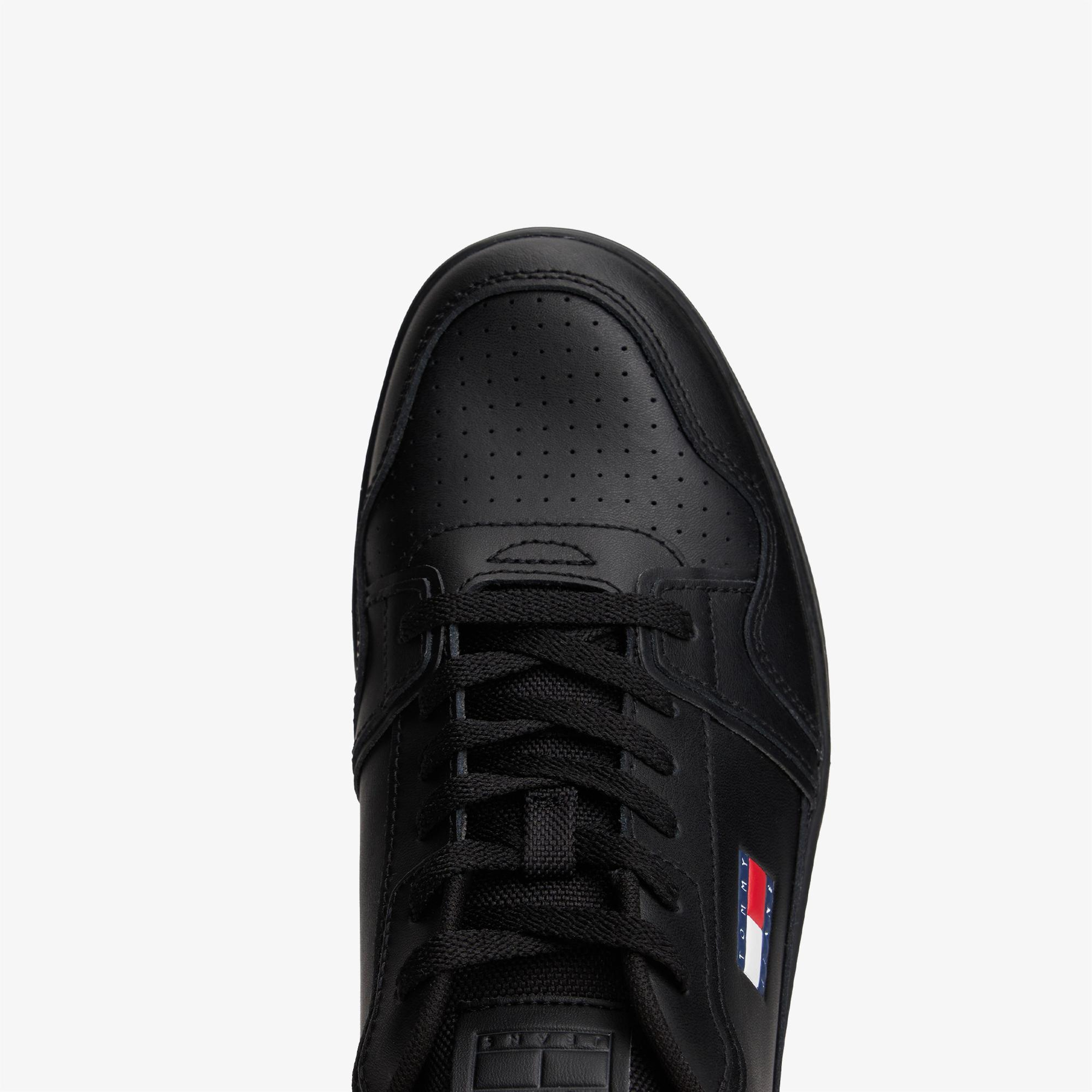 Tommy Jeans Retro Basket Erkek Siyah Sneaker