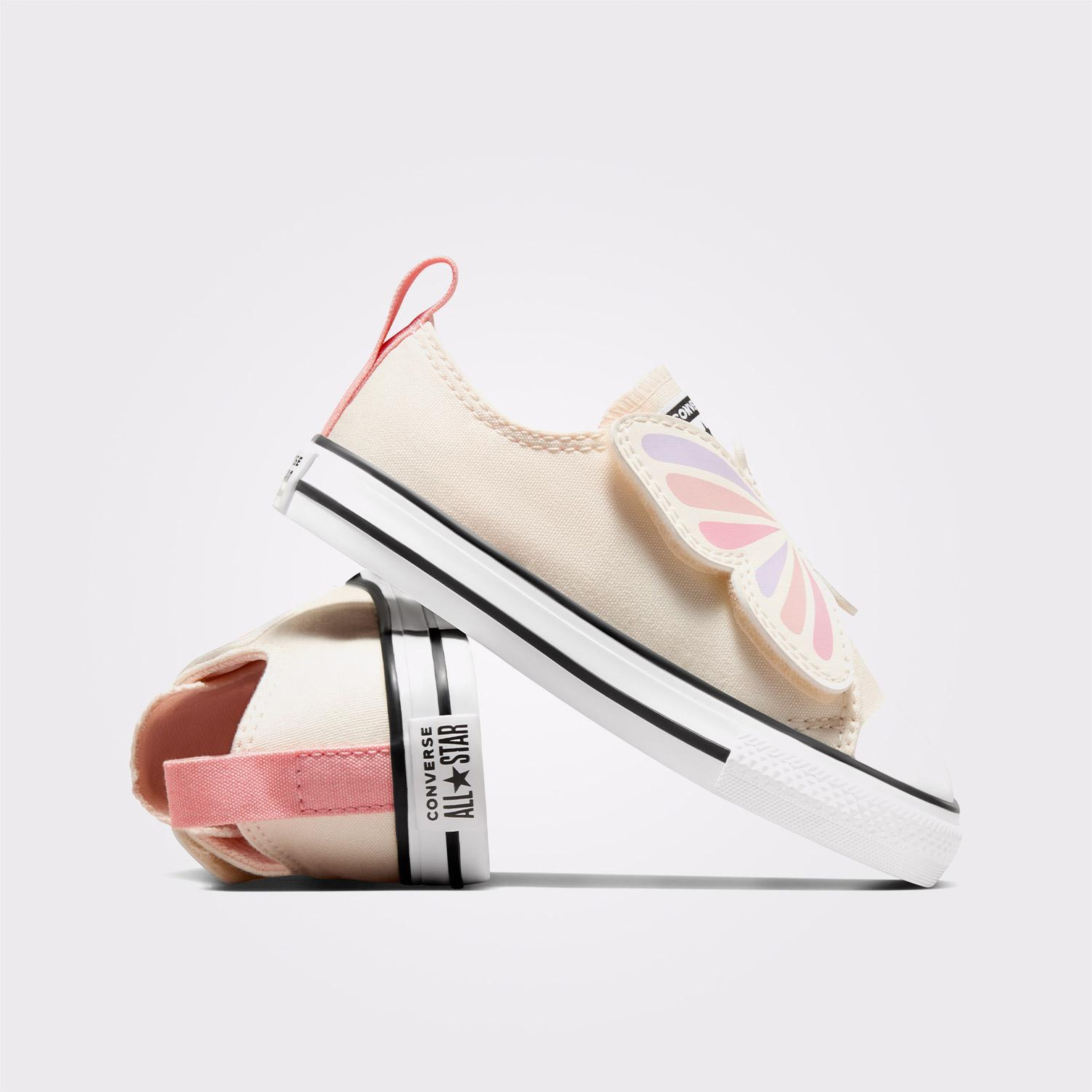 Converse Chuck Taylor All Star Butterflies Çocuk Ekru Sneaker