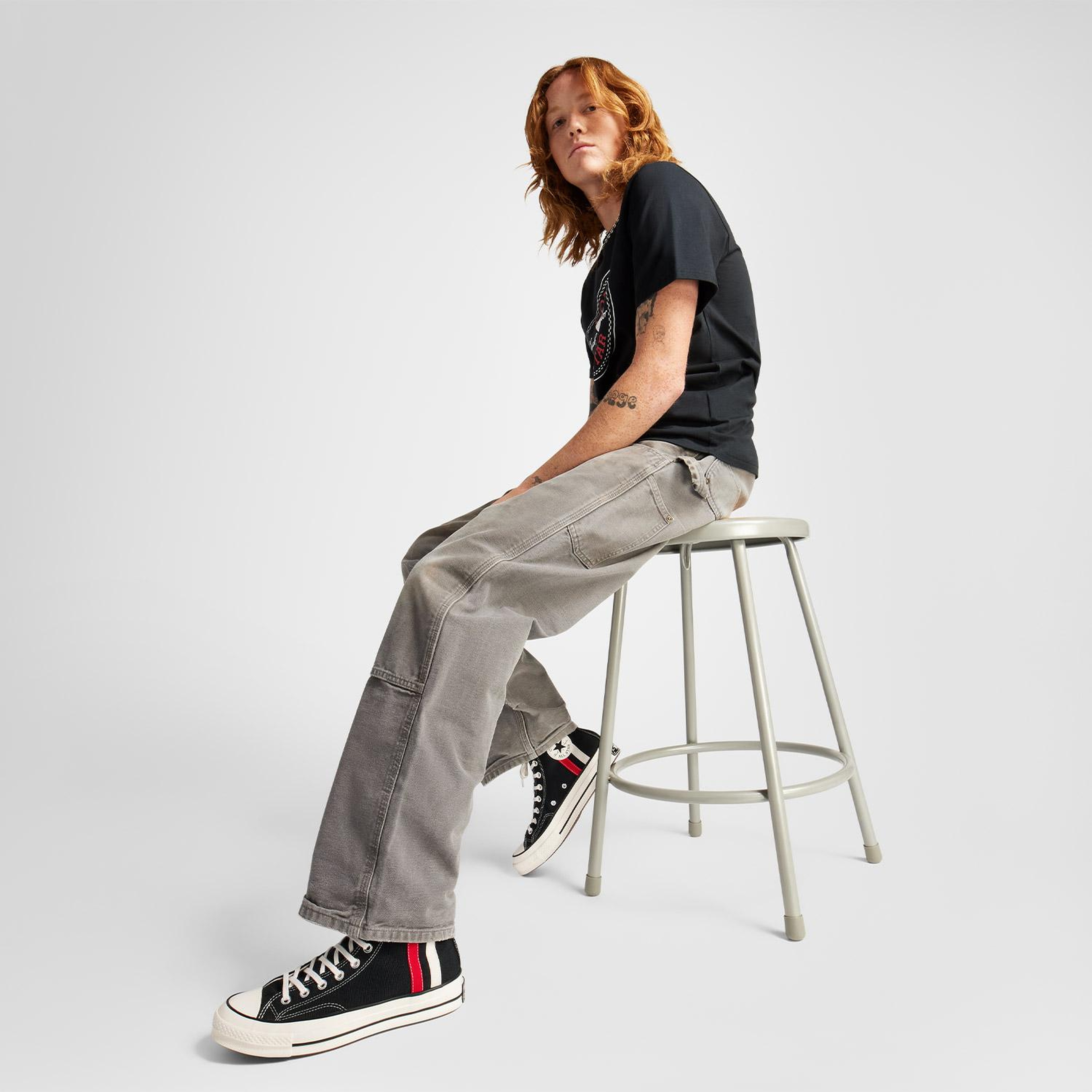 Converse Chuck 70 Archival Stripes Unisex Siyah Sneaker