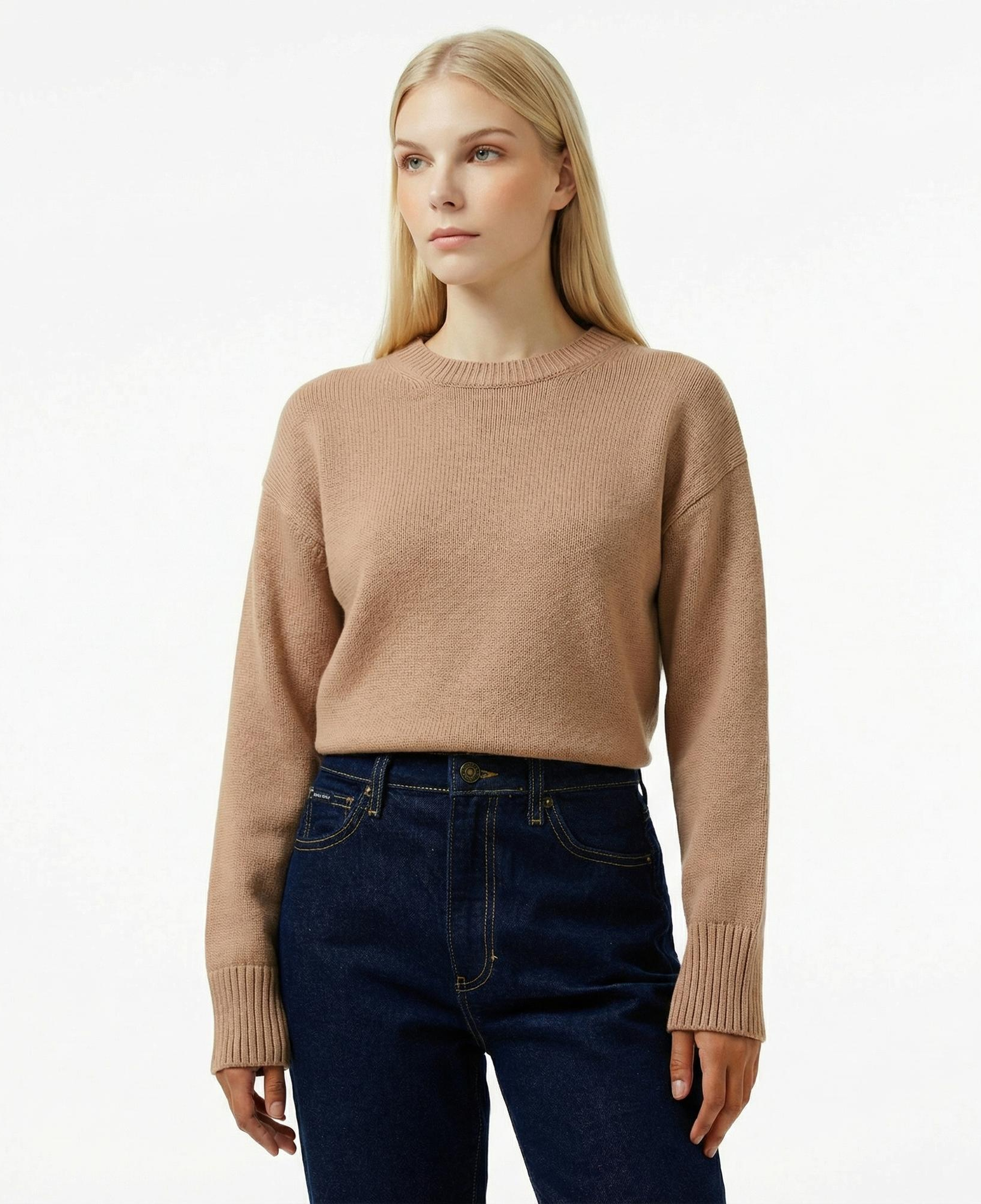 Guess G06 Mom Kadın Mavi Jean