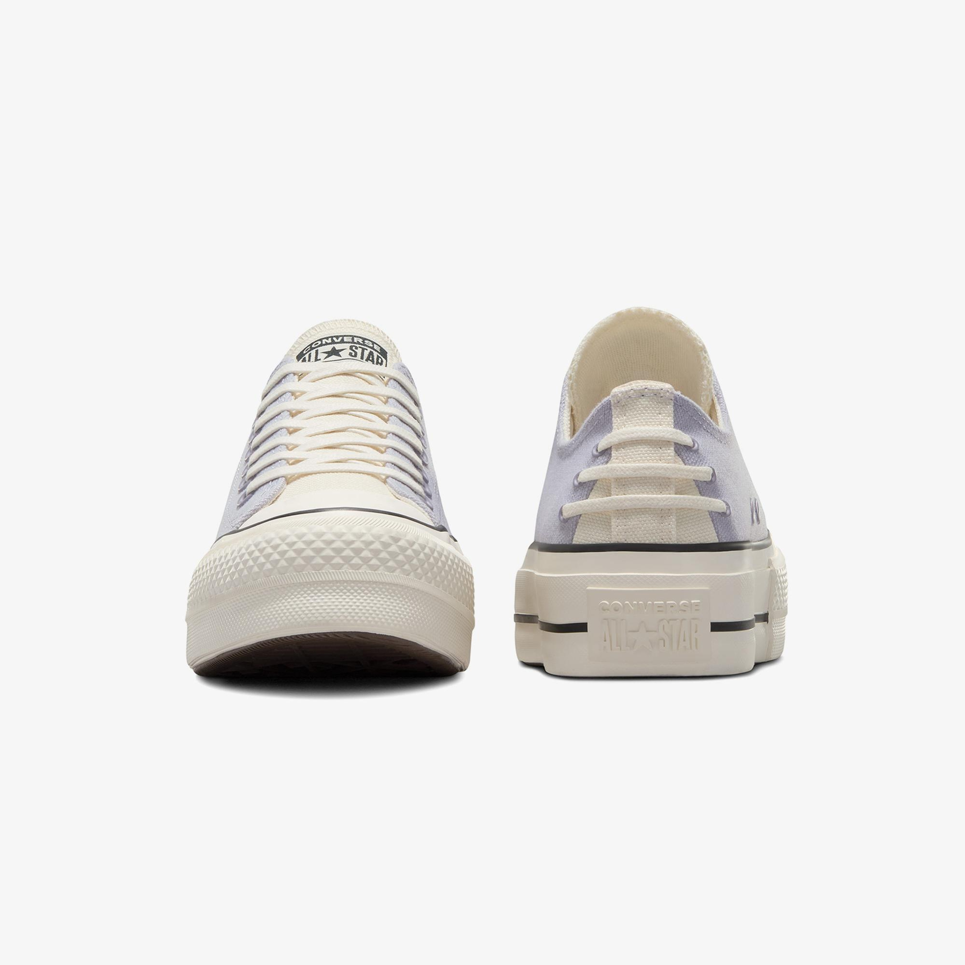 Converse Chuck Taylor All Star Lift Crafted Laces Kadın Lila Platform Sneaker