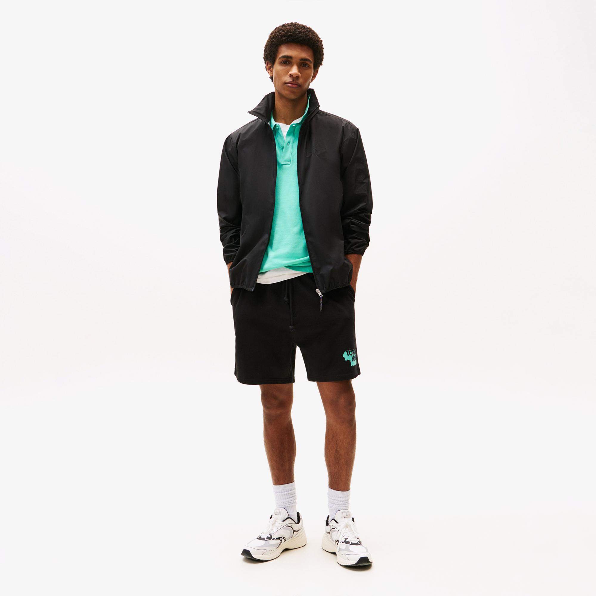 Tommy Jeans Relax Stack Logo Erkek Siyah Şort