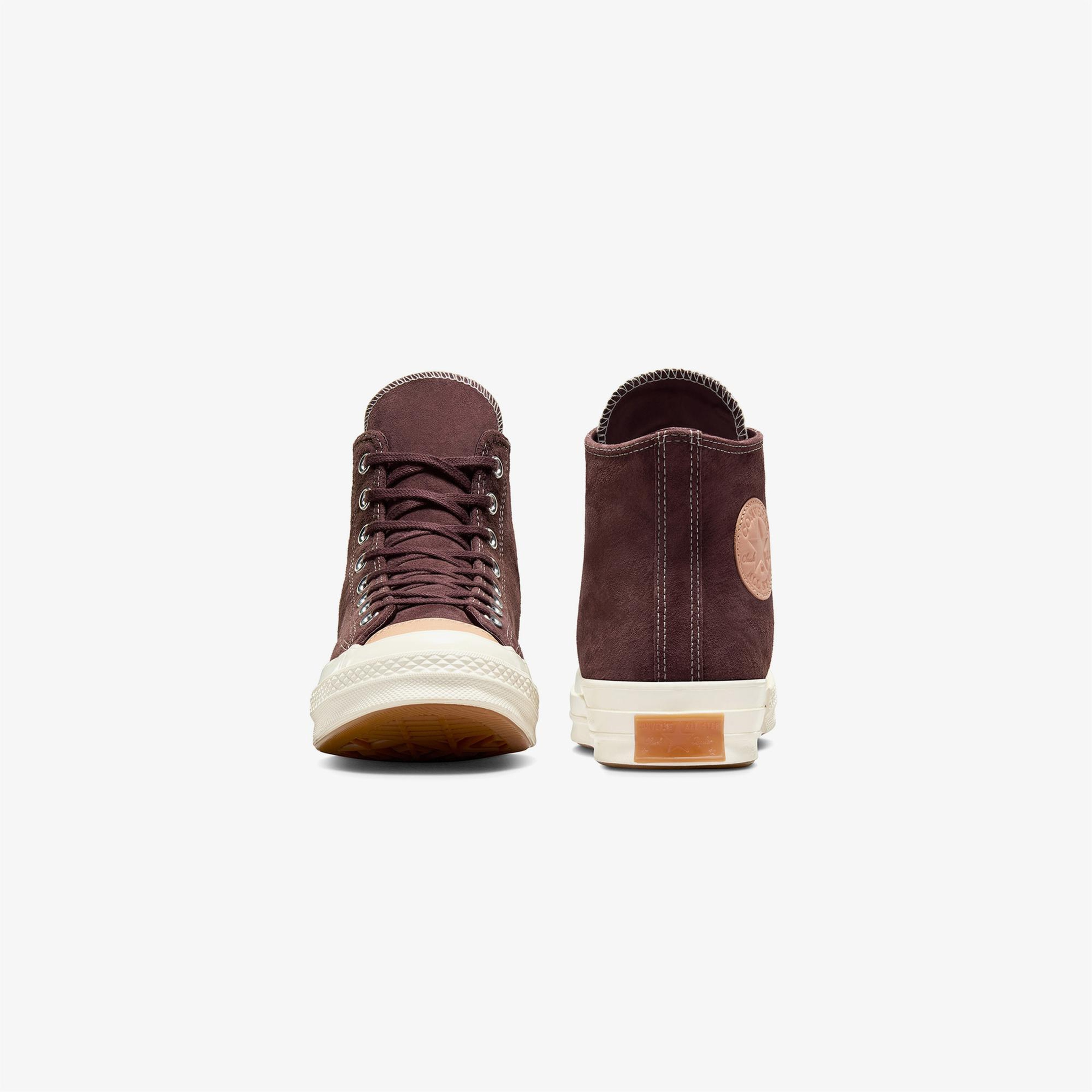 Converse Chuck 70 Taylored Lux Unisex Kahverengi Deri Sneaker