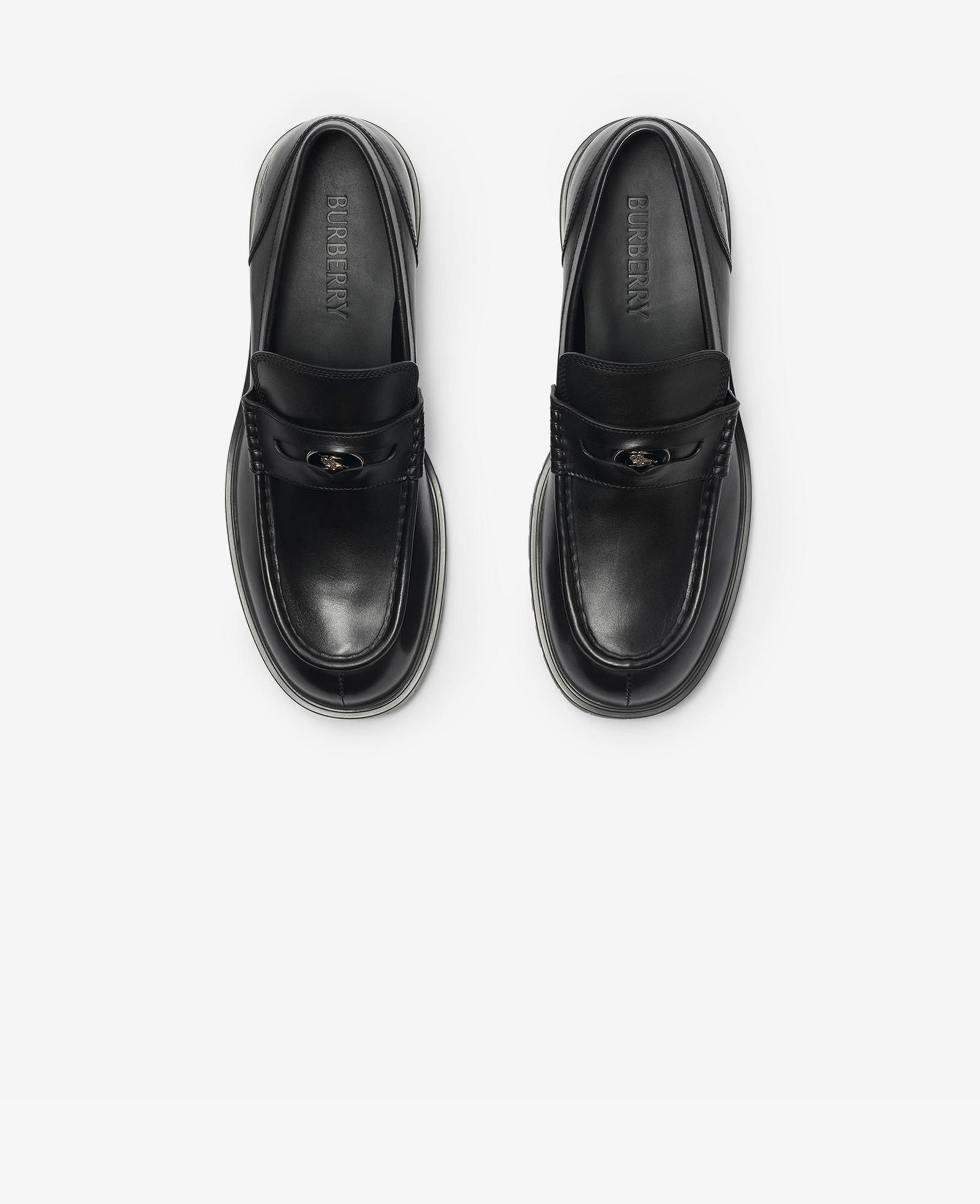 Burberry Leather Rogue Erkek Siyah Günlük Ayakkabı