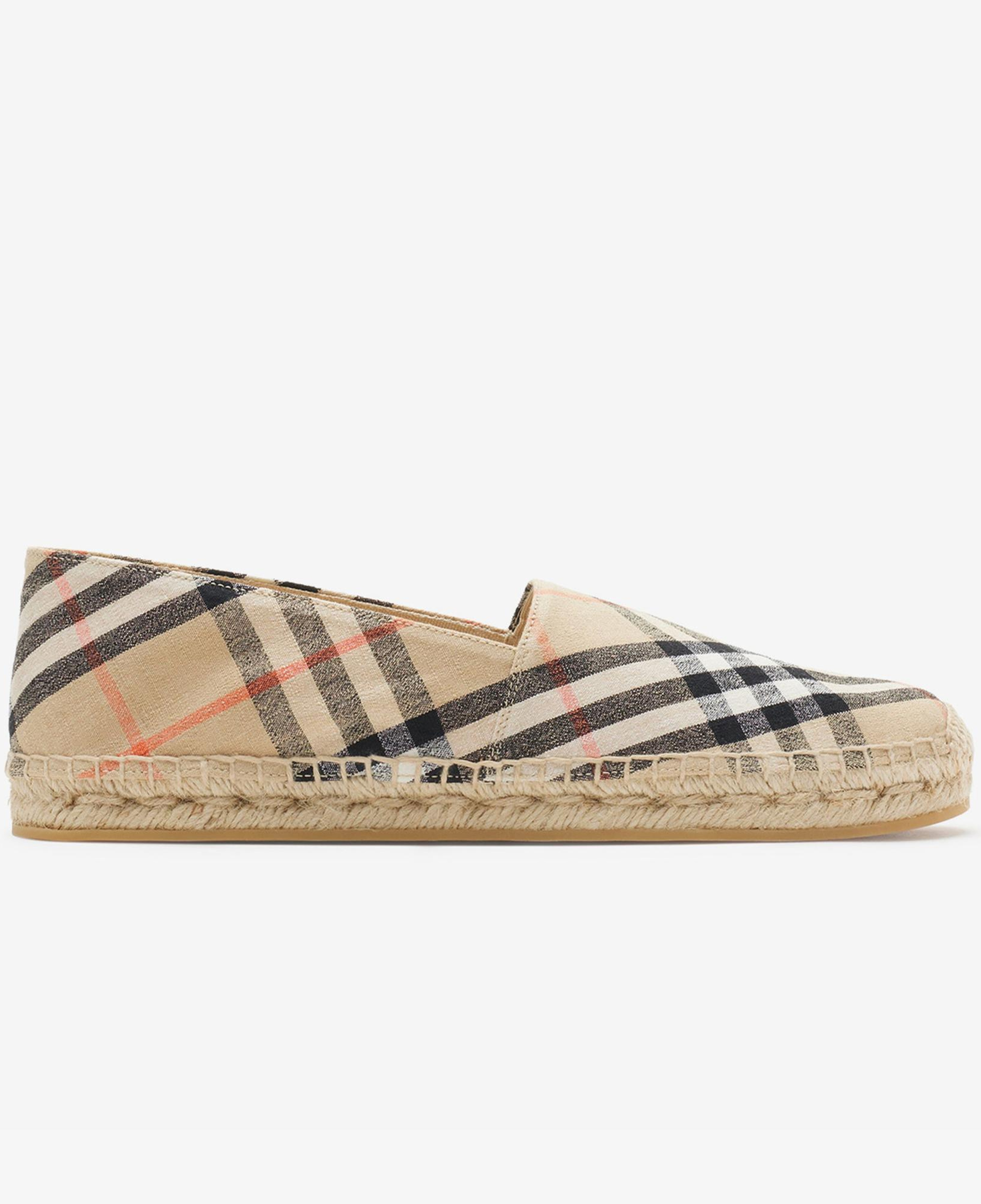 Burberry Mews Kadın Bej Espadril