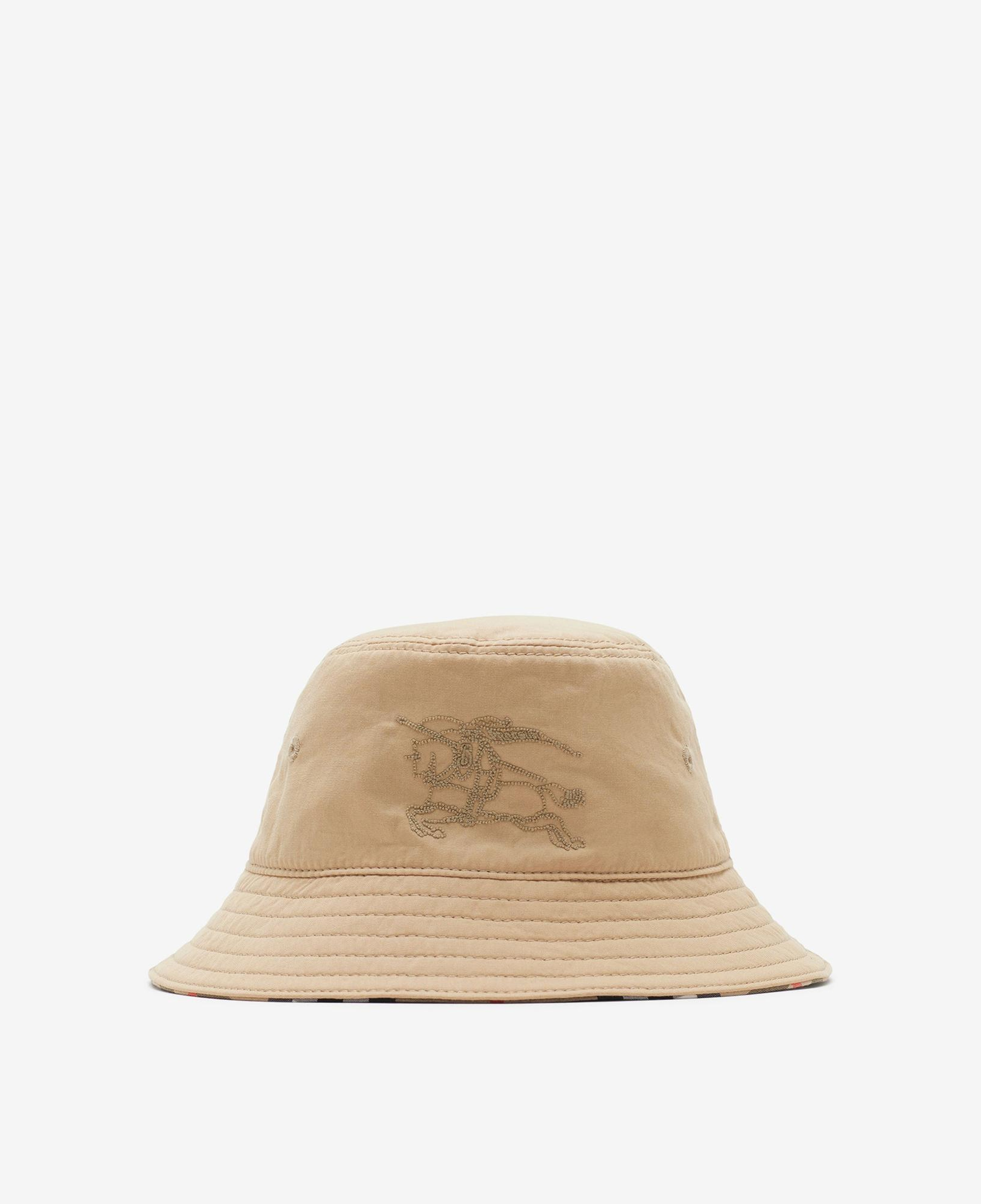 Burberry Reversible Pamuklu Bucket Çocuk Bej Şapka