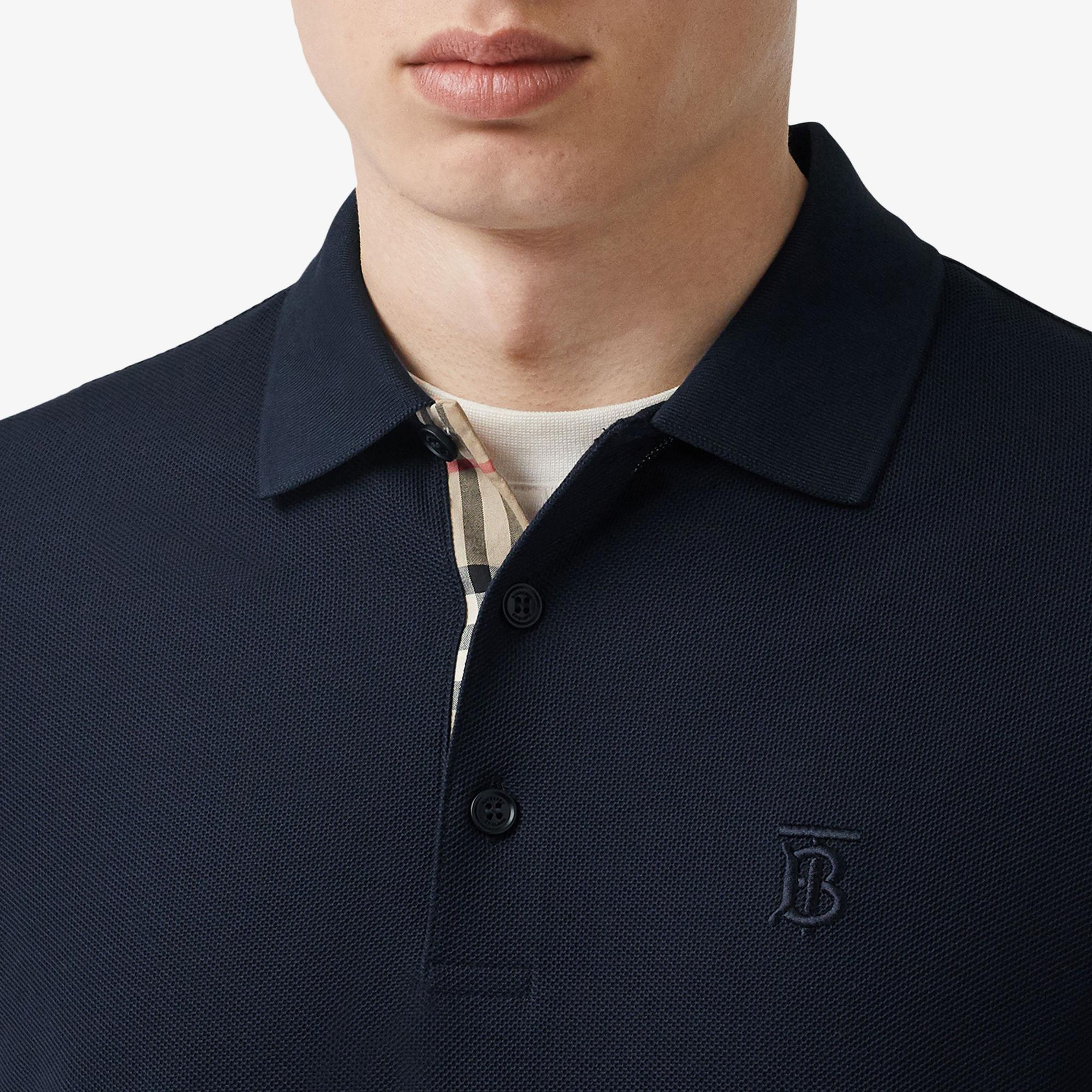 Burberry Eddie Monogram Motif Cotton Piqu