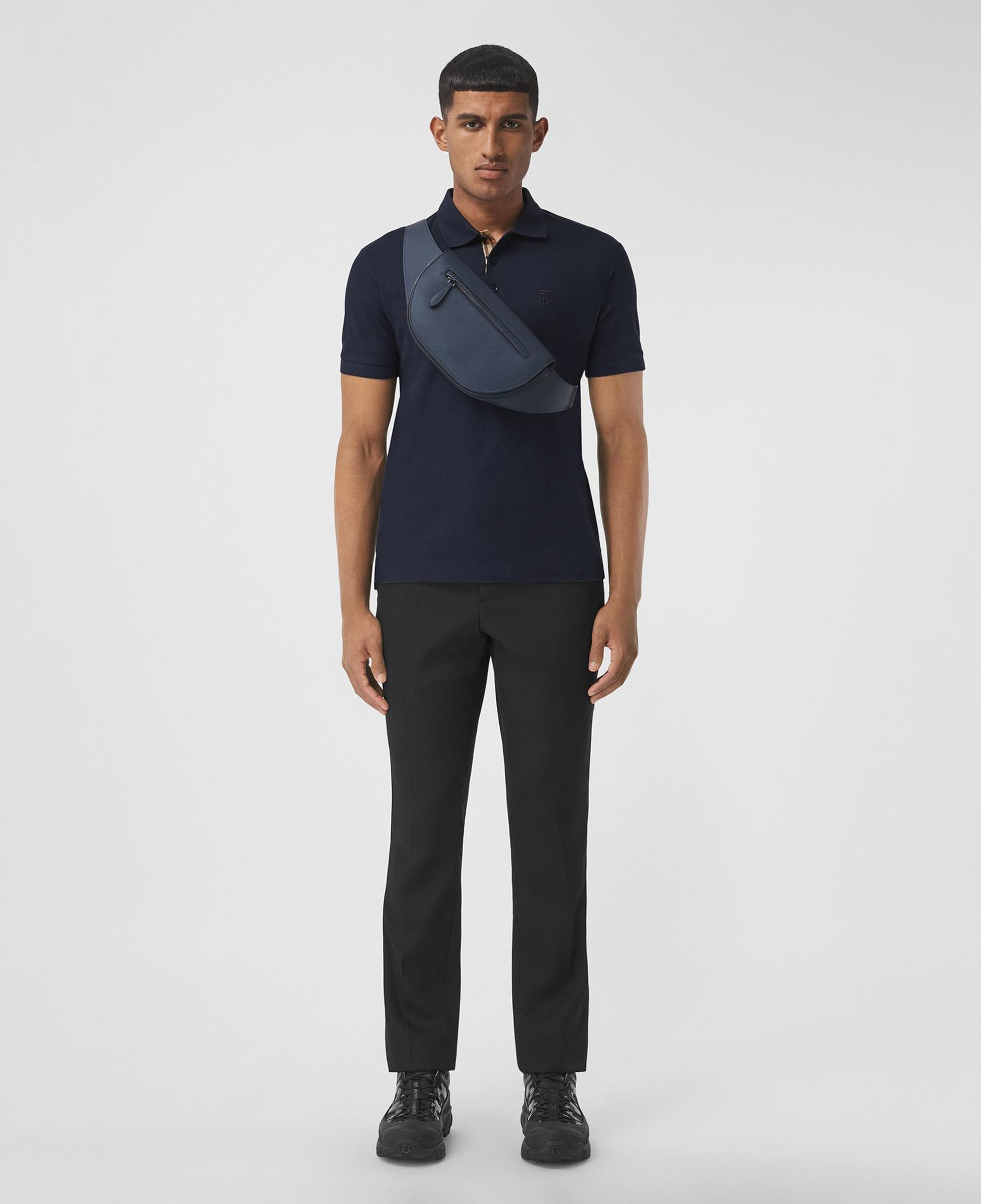 Burberry Eddie Monogram Motif Cotton Piqu