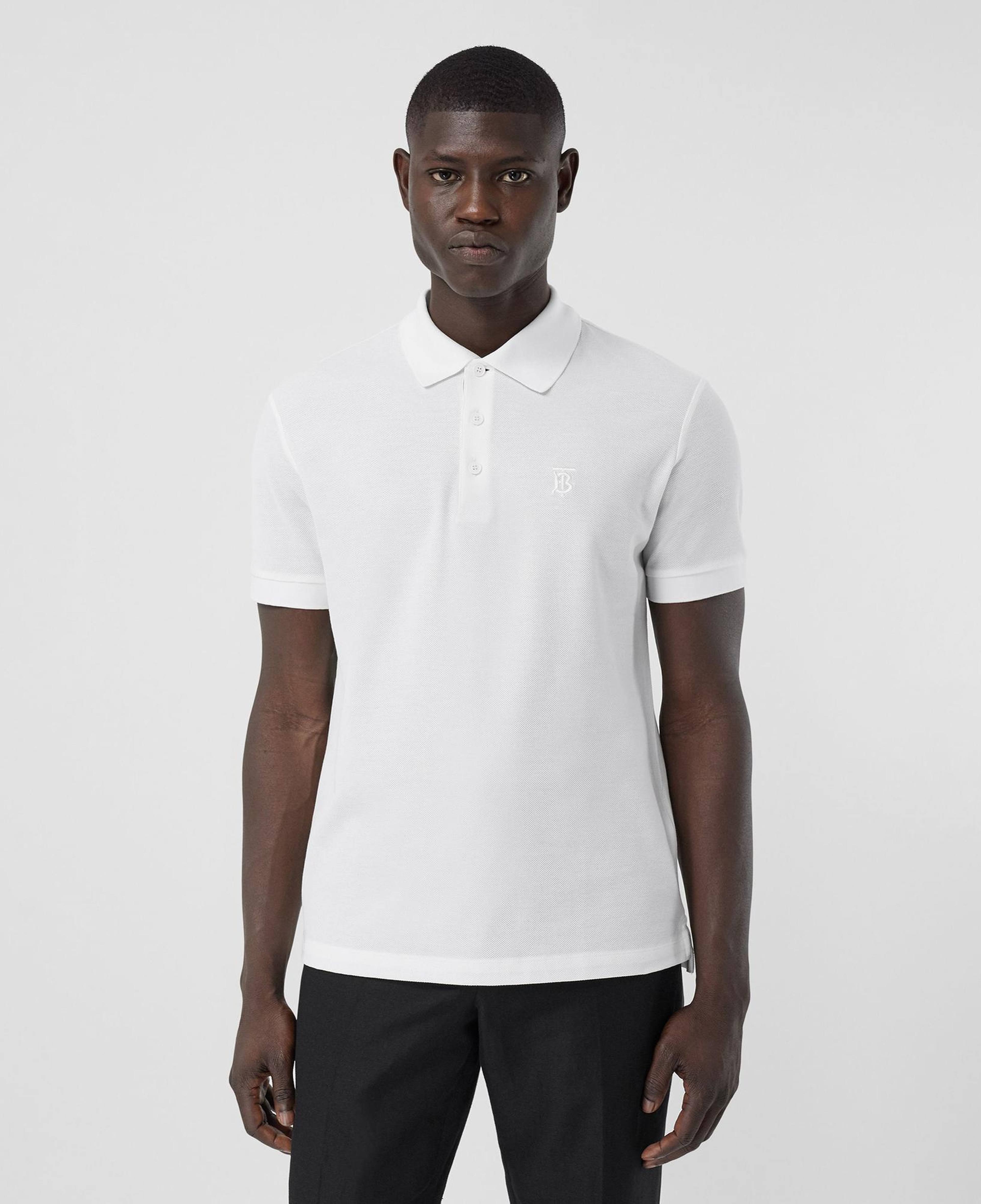 Burberry Eddie Monogram Motif Cotton Piqu