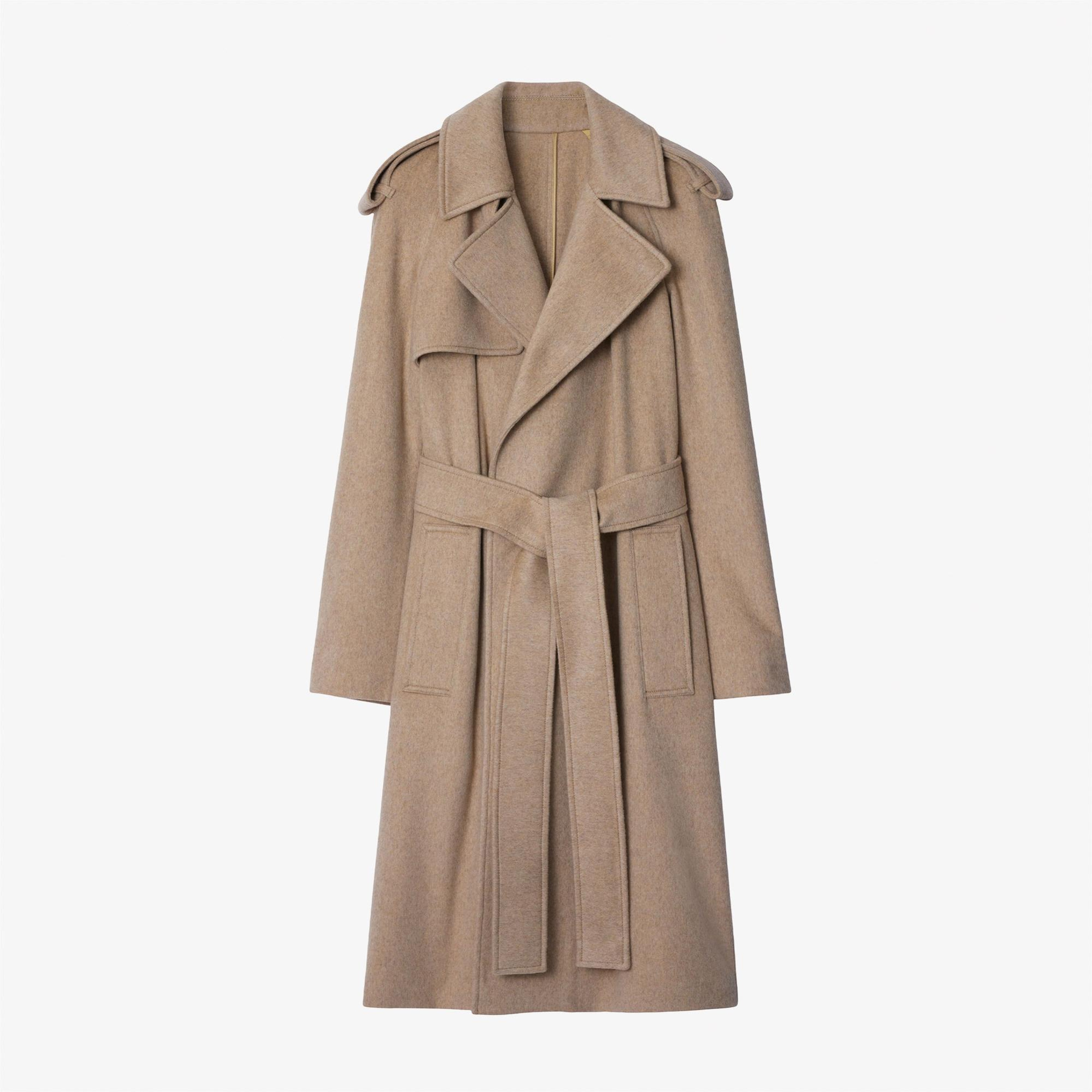 Burberry Kaşmir Wrap Kadın Bej Mont