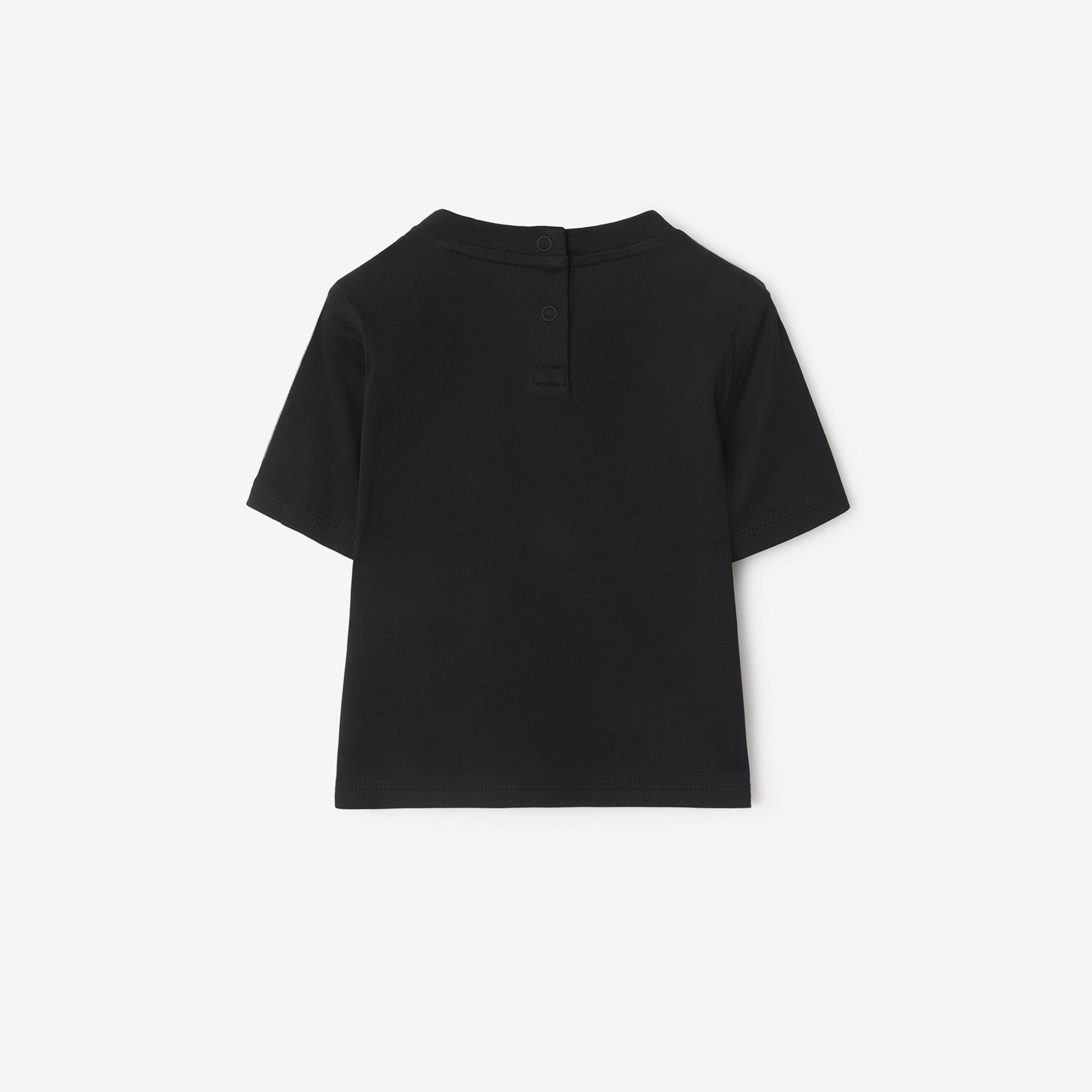 Burberry Çocuk Siyah T-Shirt