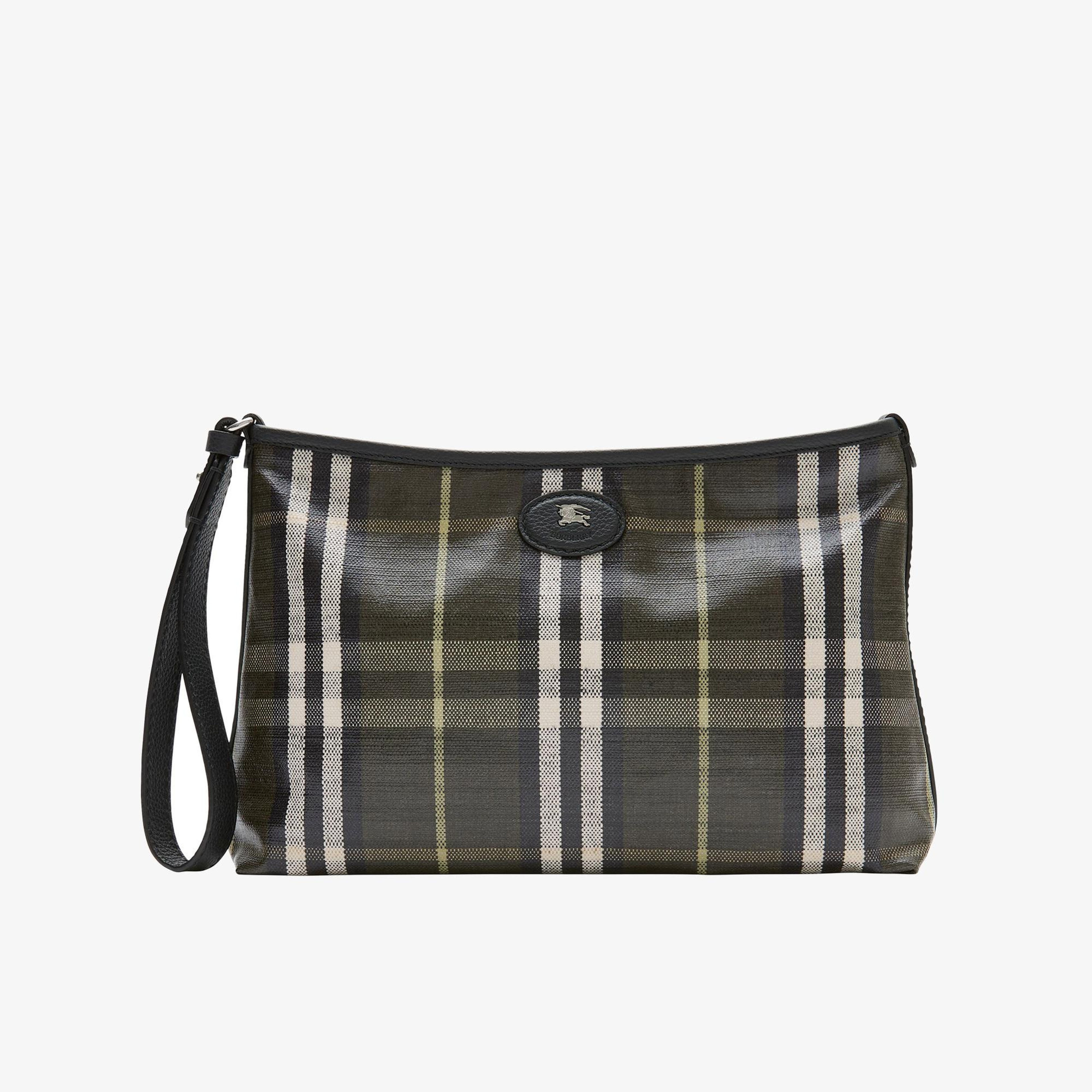 Burberry Hıghlands Erkek Haki El Çantası