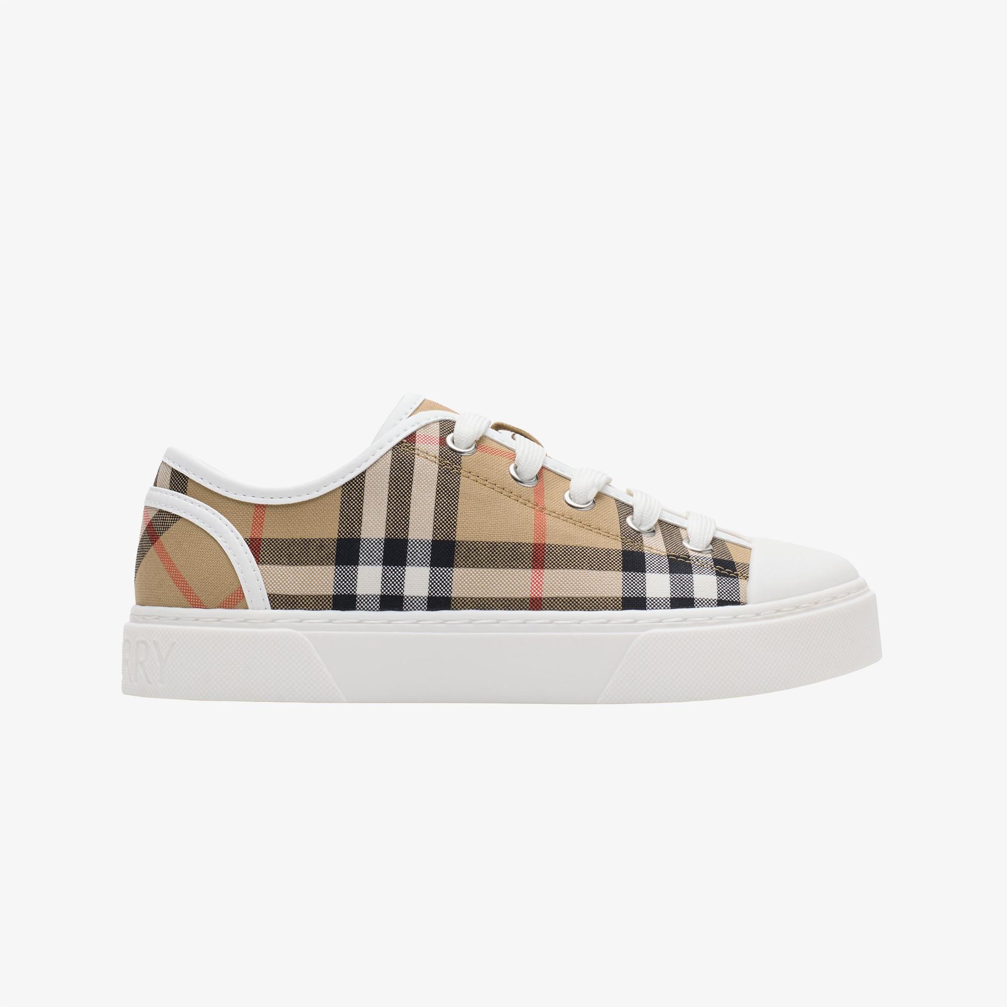 Burberry Teddy Çocuk Bej Sneaker