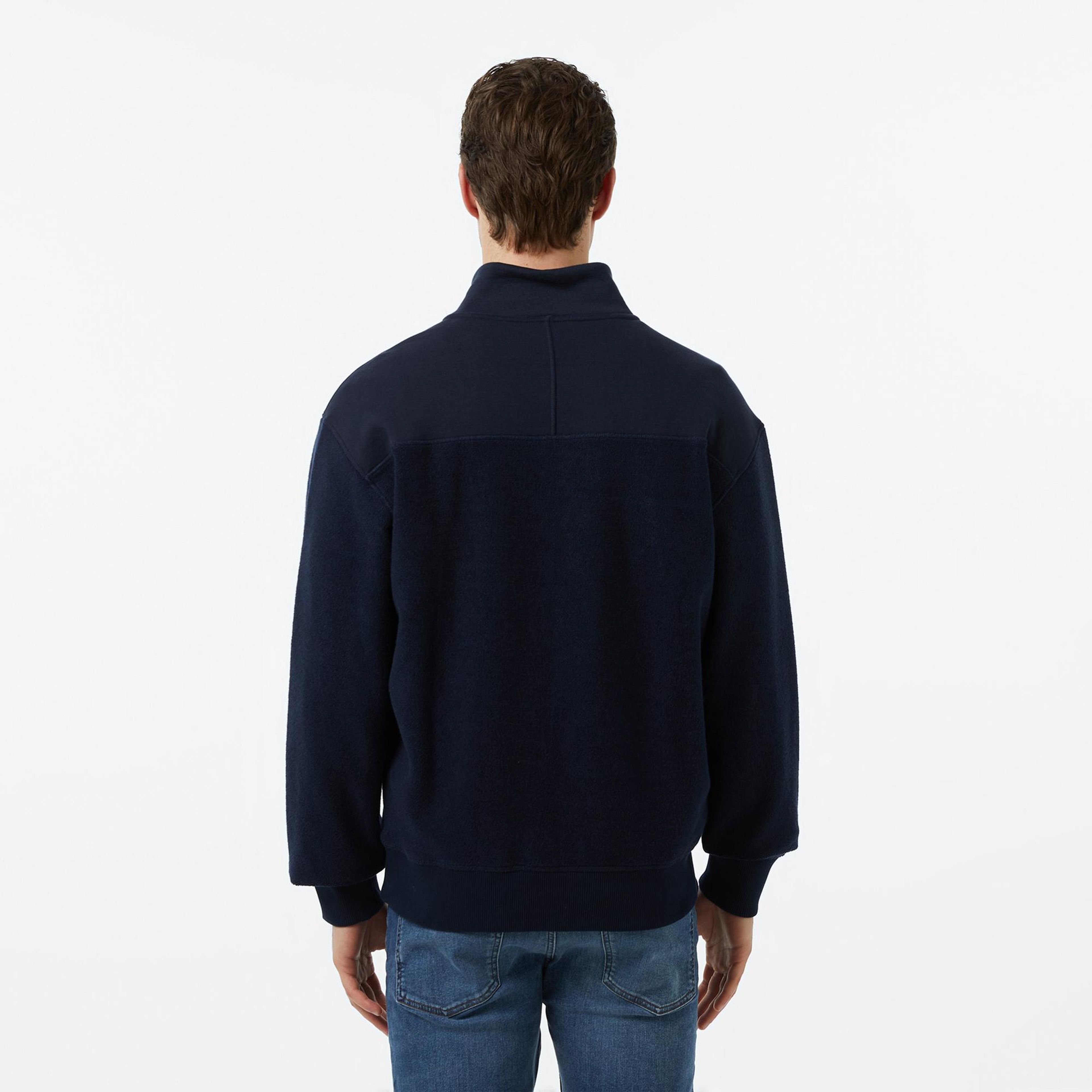 Boss Erkek Lacivert Sweatshirt