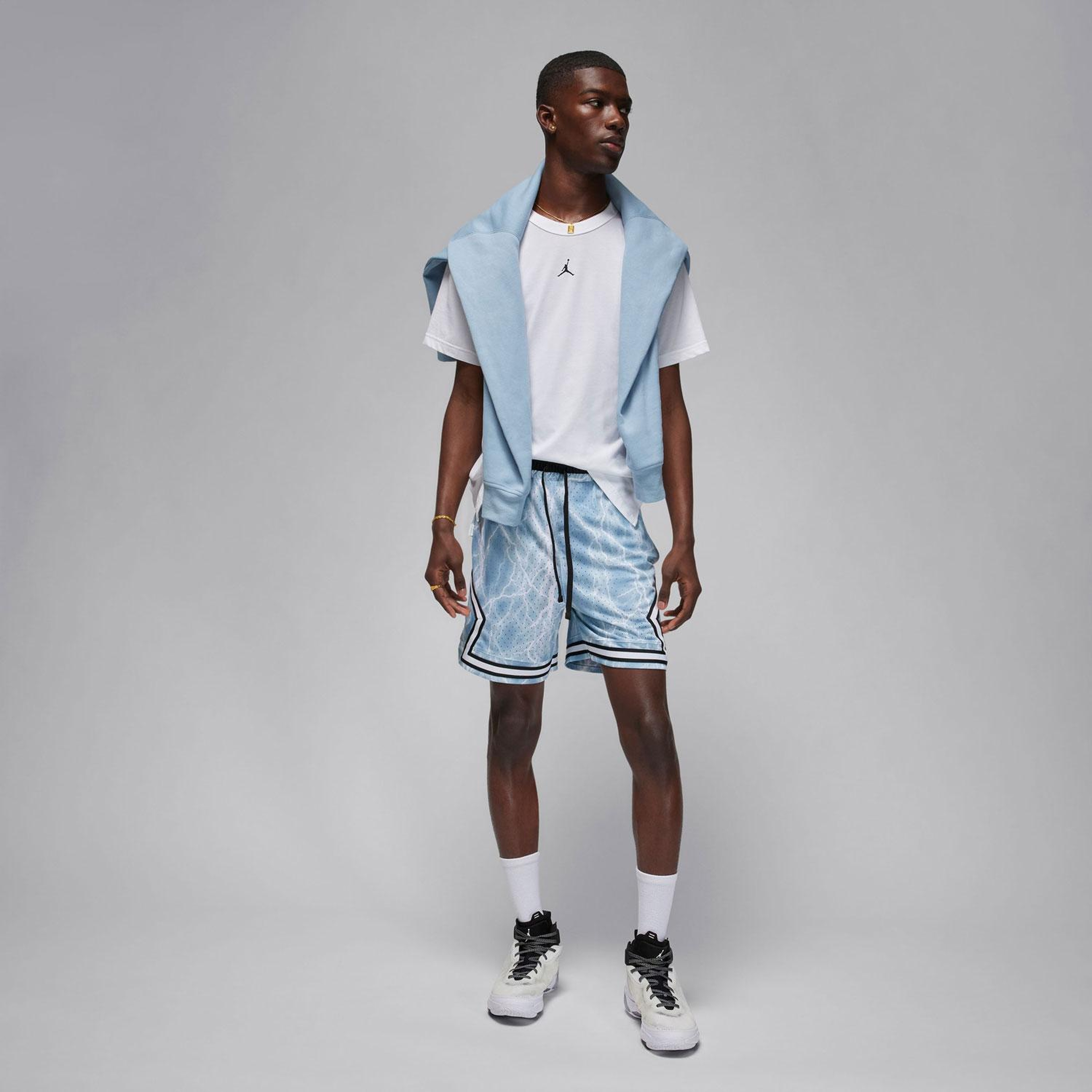 Jordan Dri-Fit Sport Erkek Beyaz T-Shirt