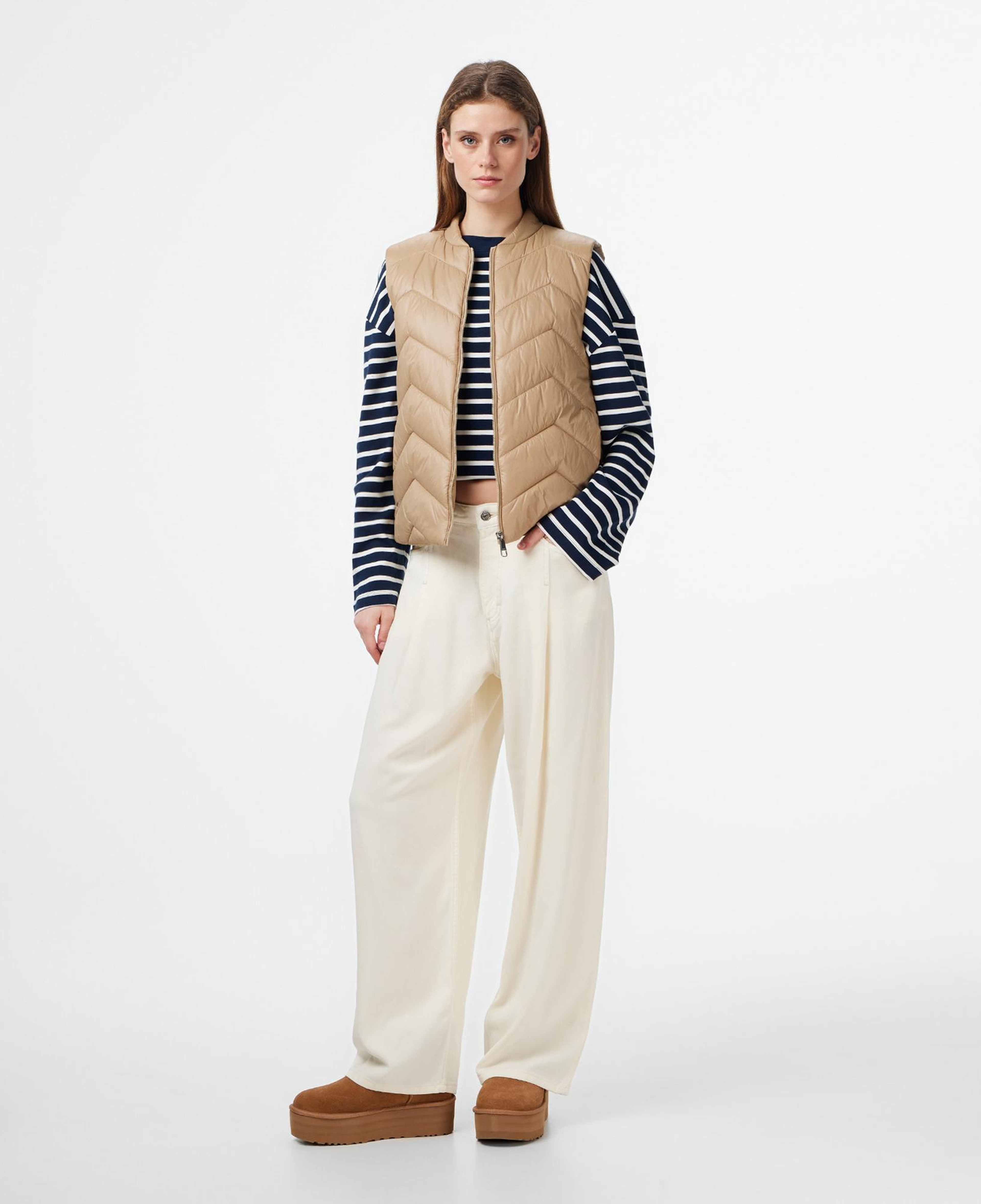 Boss Palattini Kadın Kahverengi Yelek