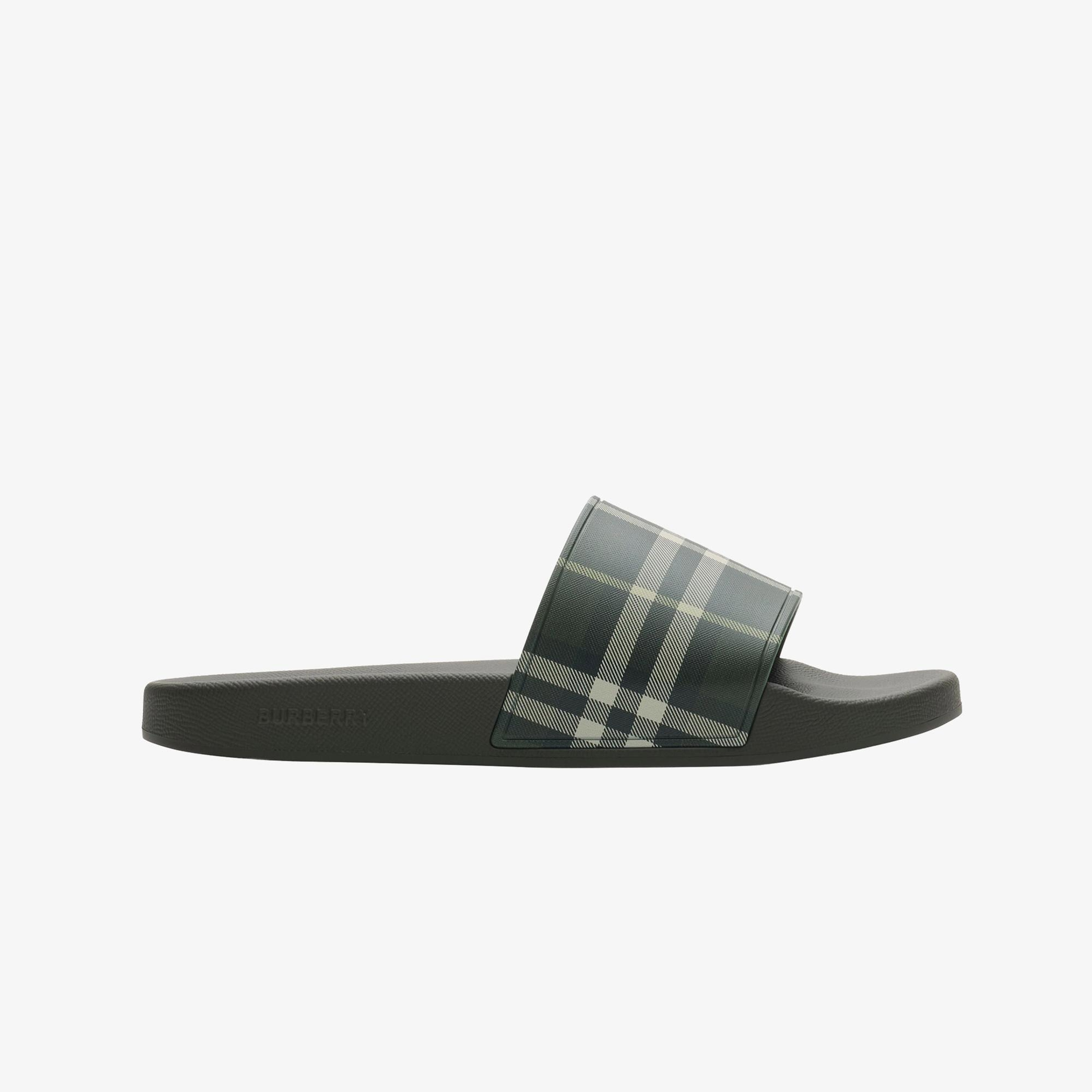 Burberry Furley Check Erkek Siyah Terlik