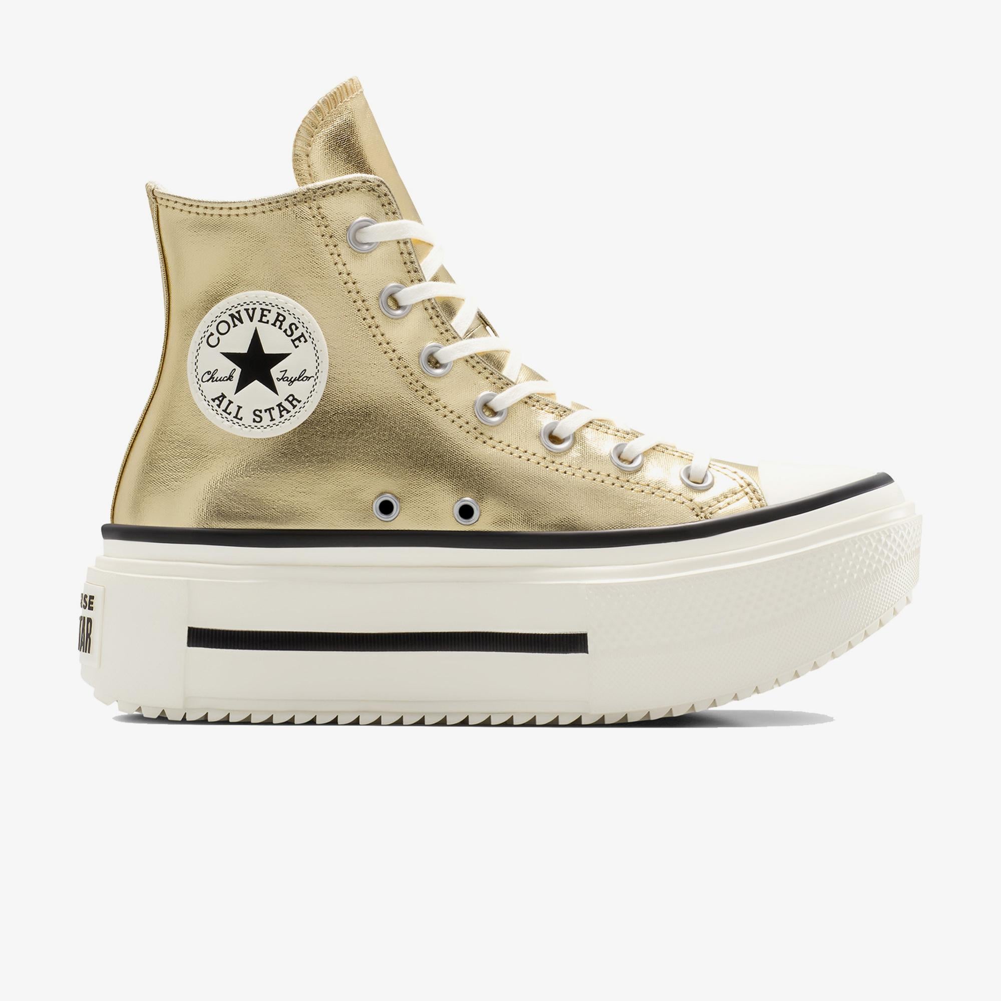 Converse Chuck Taylor All Star Lift Double Stack Unisex Altın Sneaker