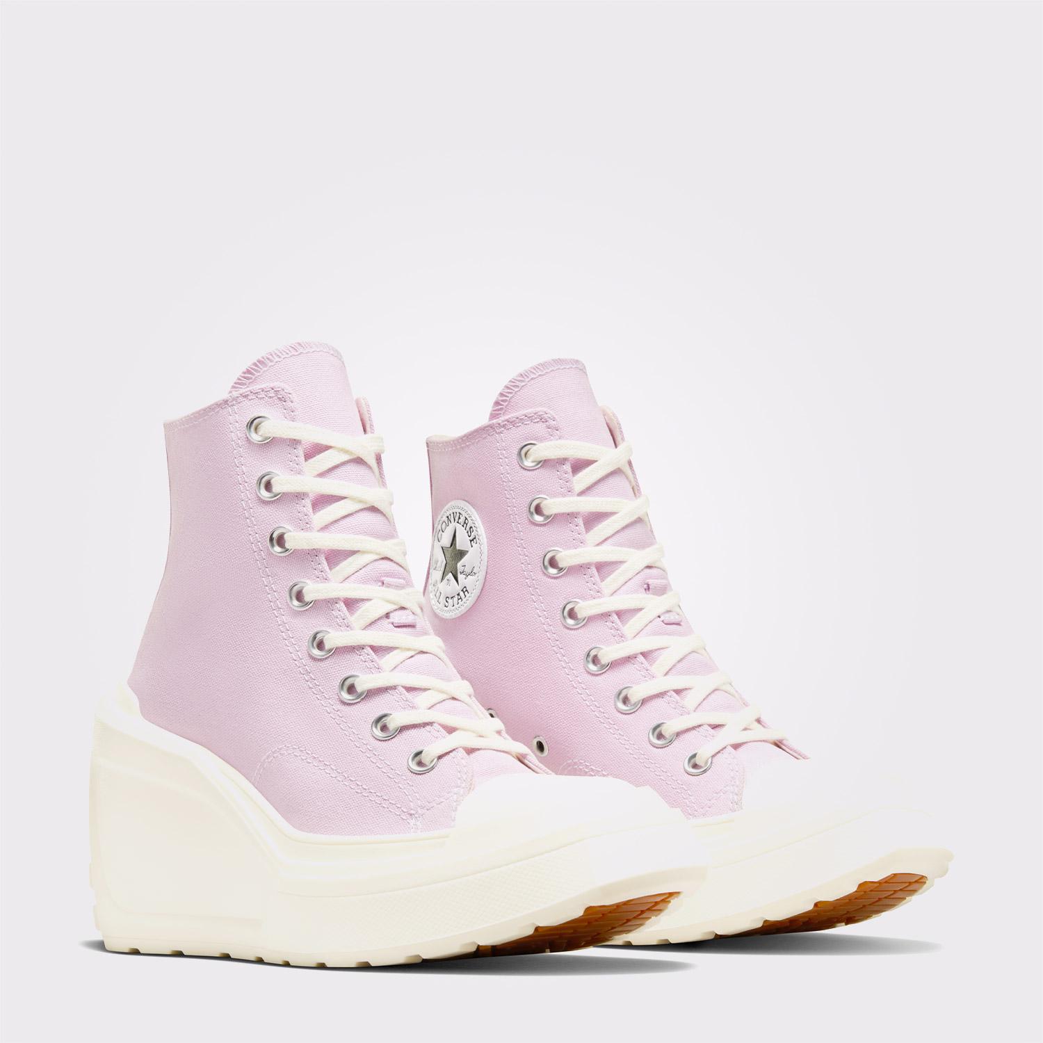 Converse Chuck 70 De Luxe Wedge Kadın Pembe Platform Sneaker