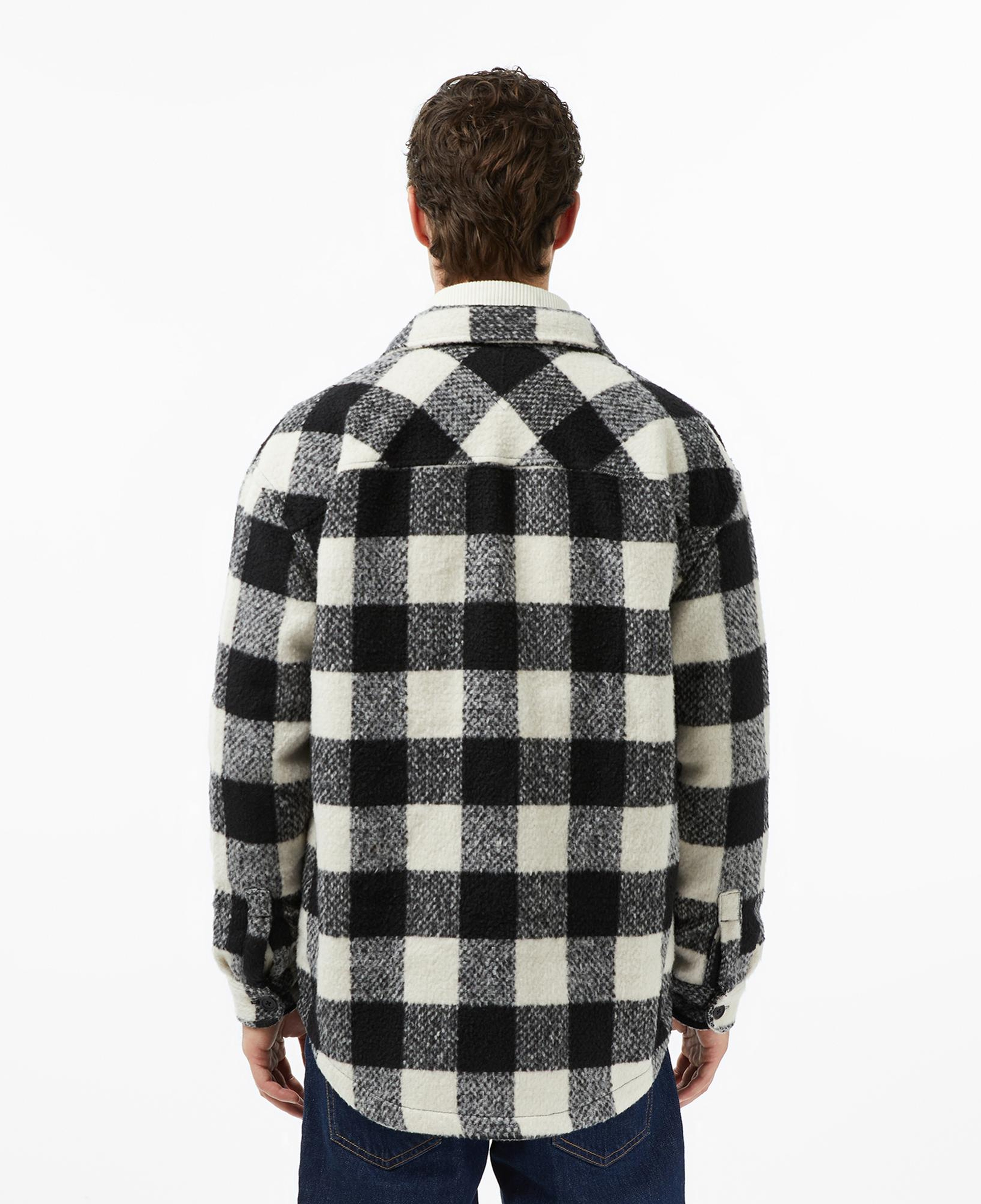 Tommy Jeans Check Overshirt Erkek Siyah Gömlek